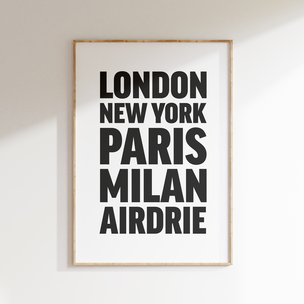 AIRDRIE poster