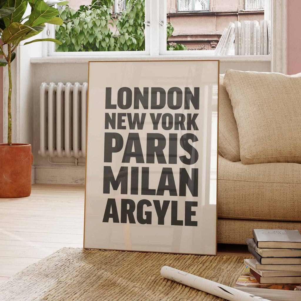 ARGYLE poster