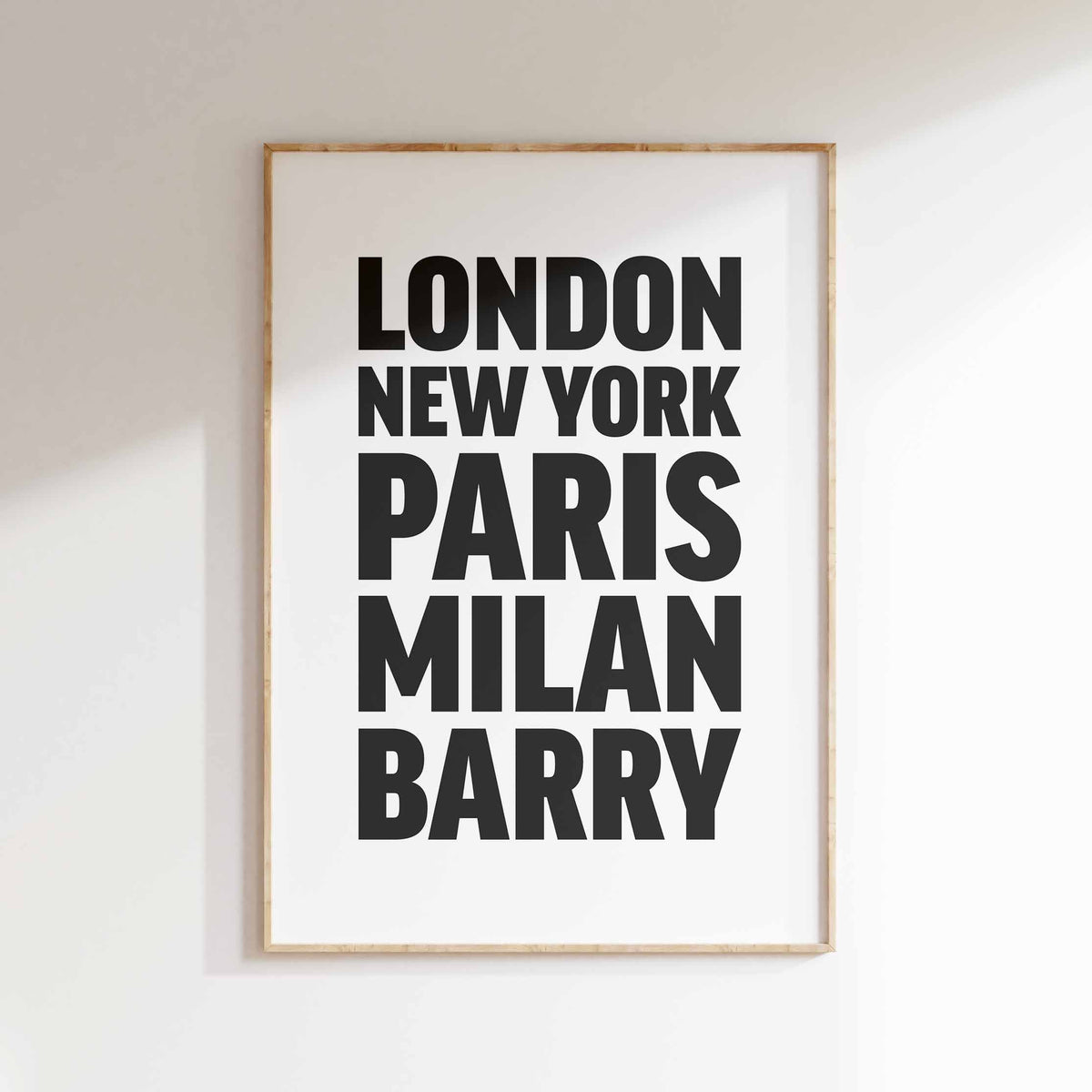 BARRY poster