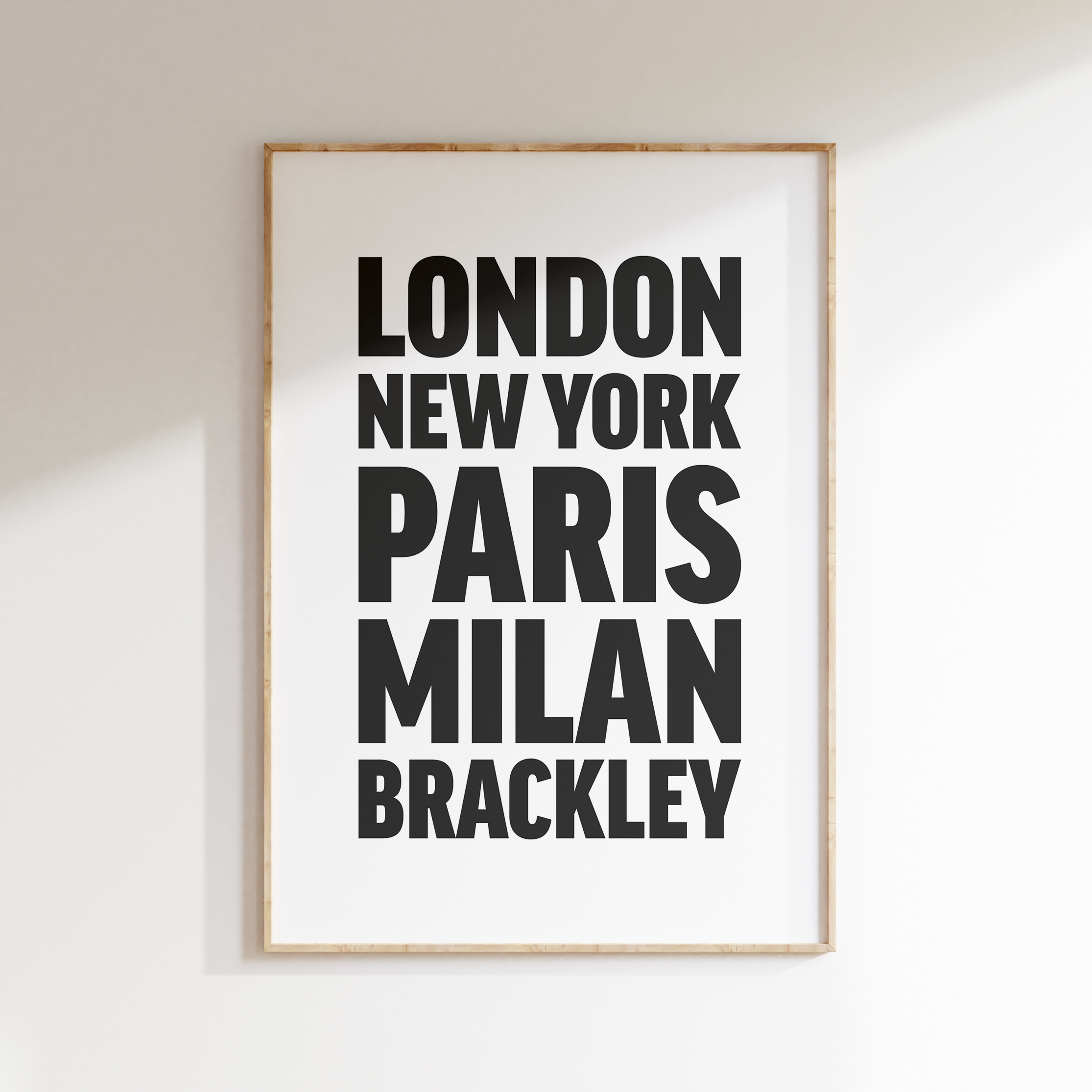 BRACKLEY poster