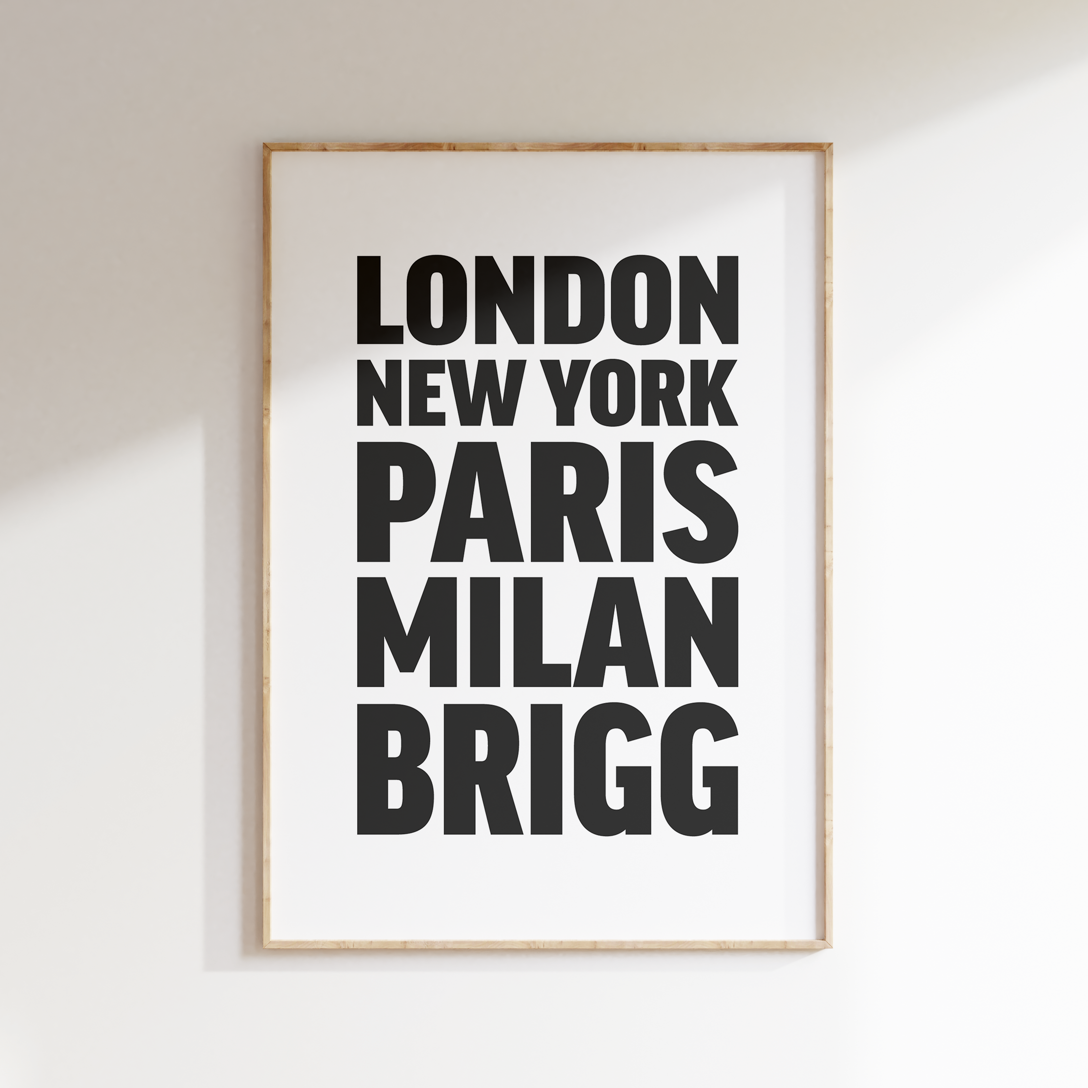 BRIGG poster