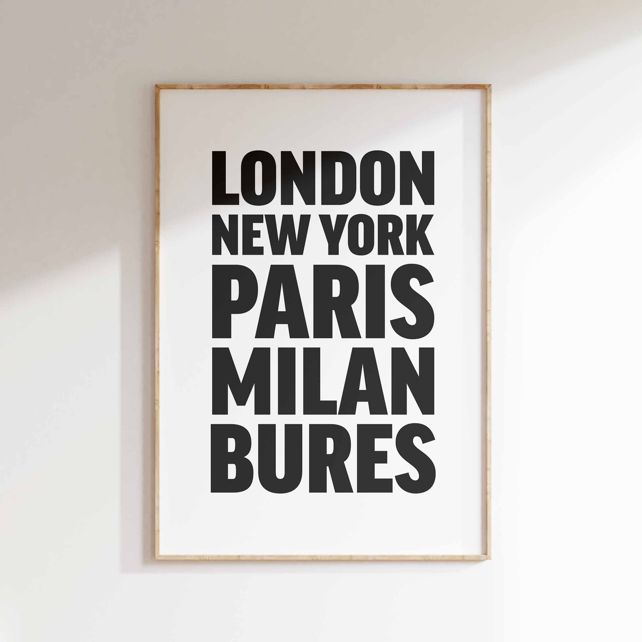 BURES poster
