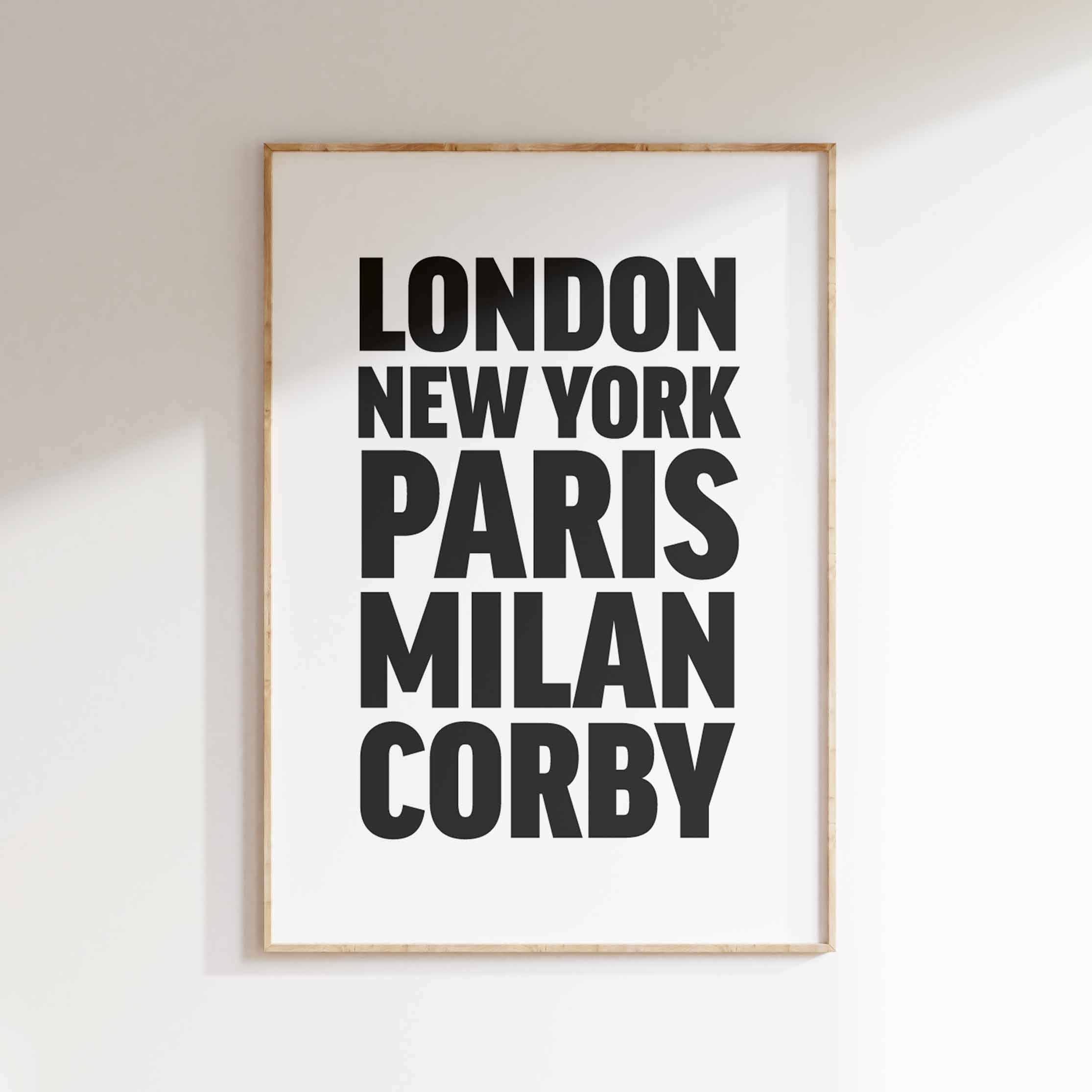 CORBY poster