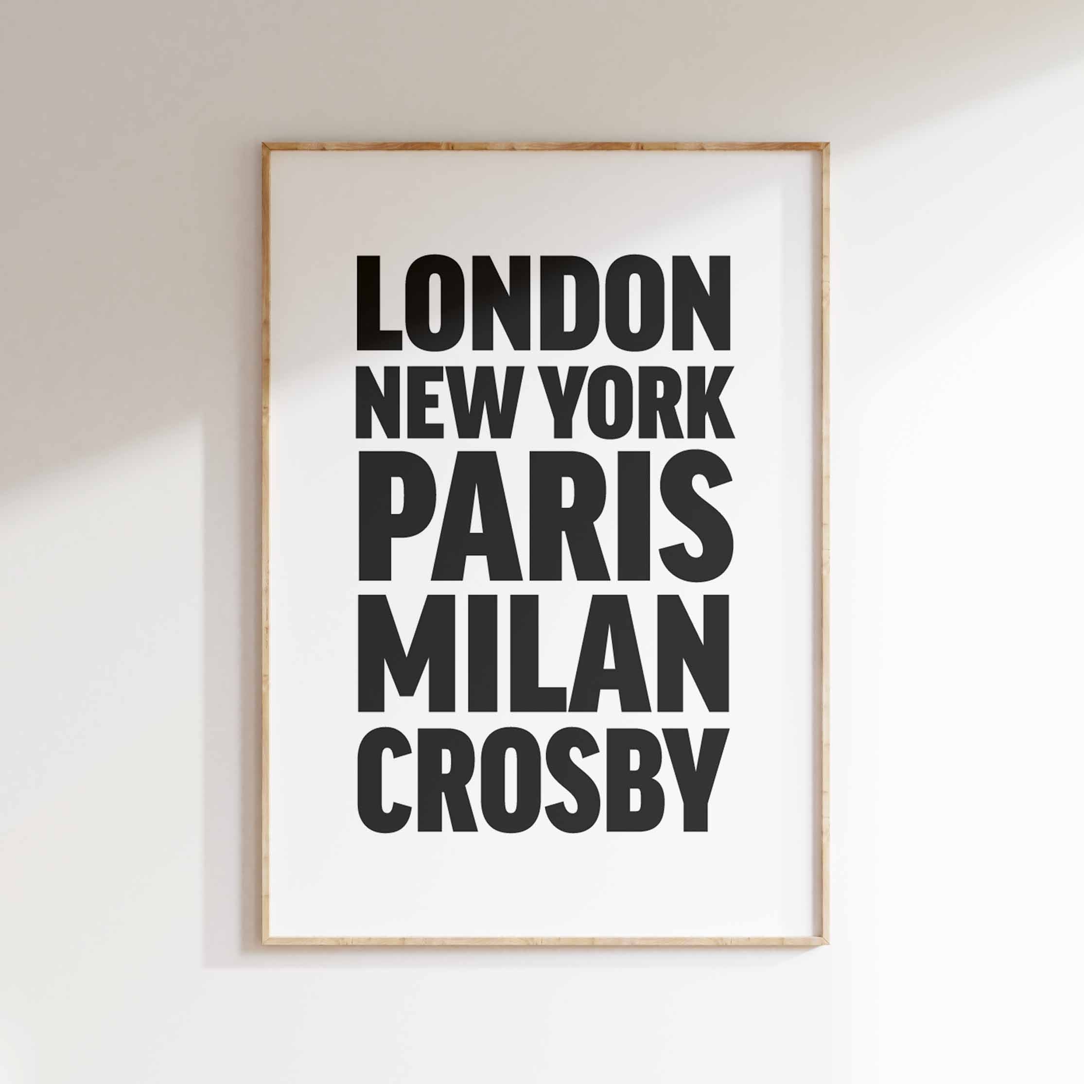 CROSBY poster