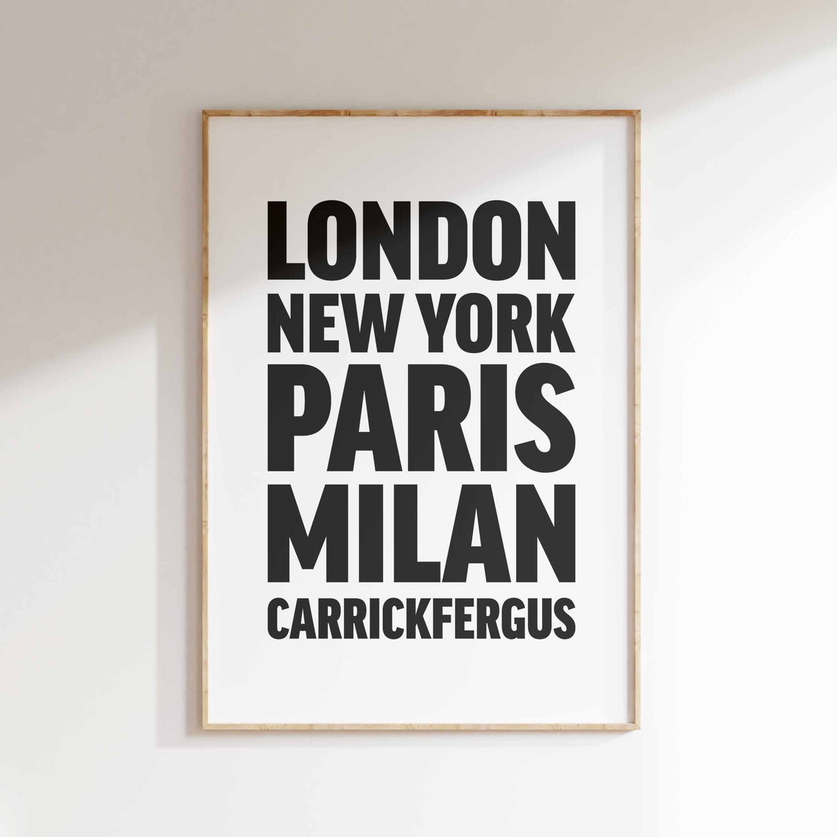 CARRICKFERGUS poster