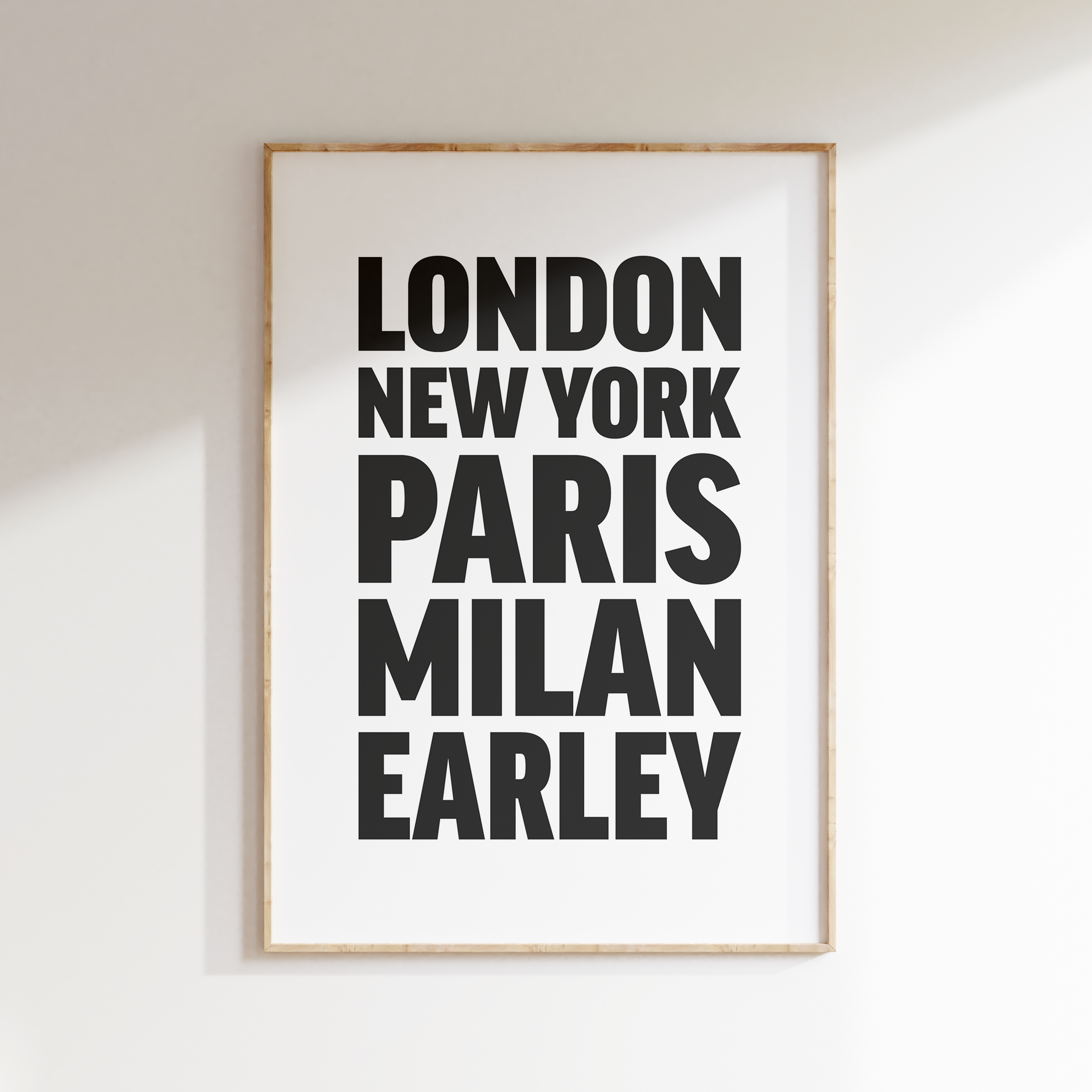 EARLEY poster