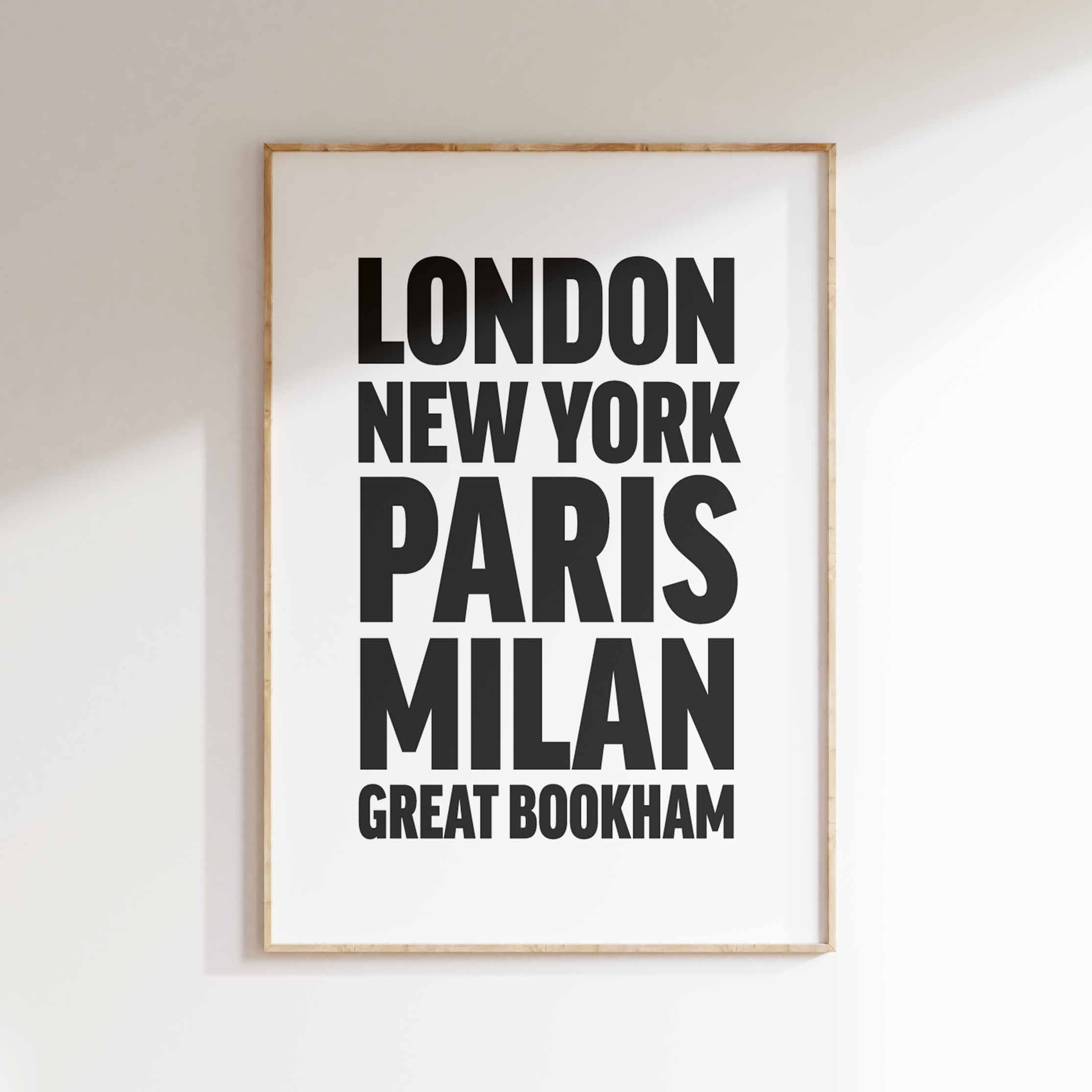 GREAT BOOKHAM poster