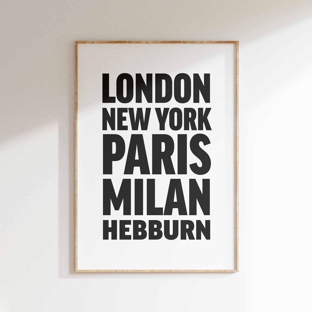HEBBURN poster