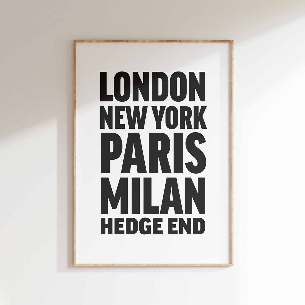 HEDGE END poster