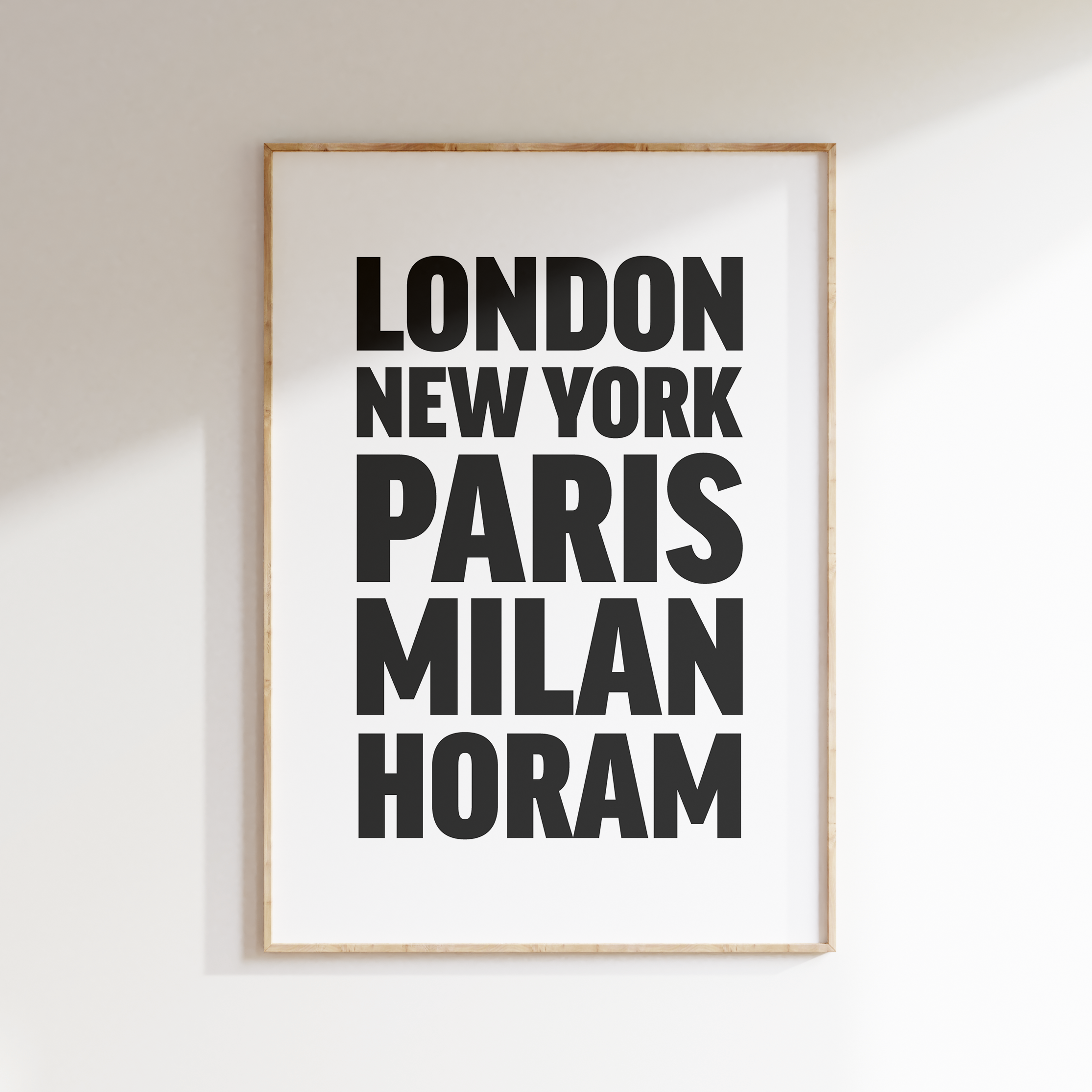 HORAM poster