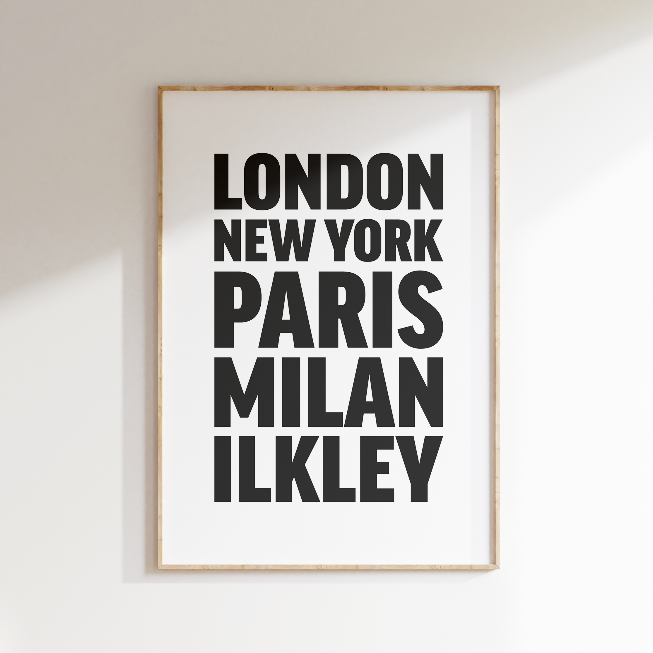 ILKLEY poster