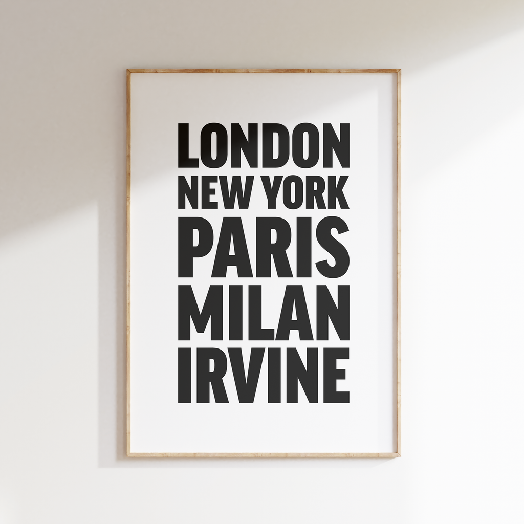 IRVINE poster
