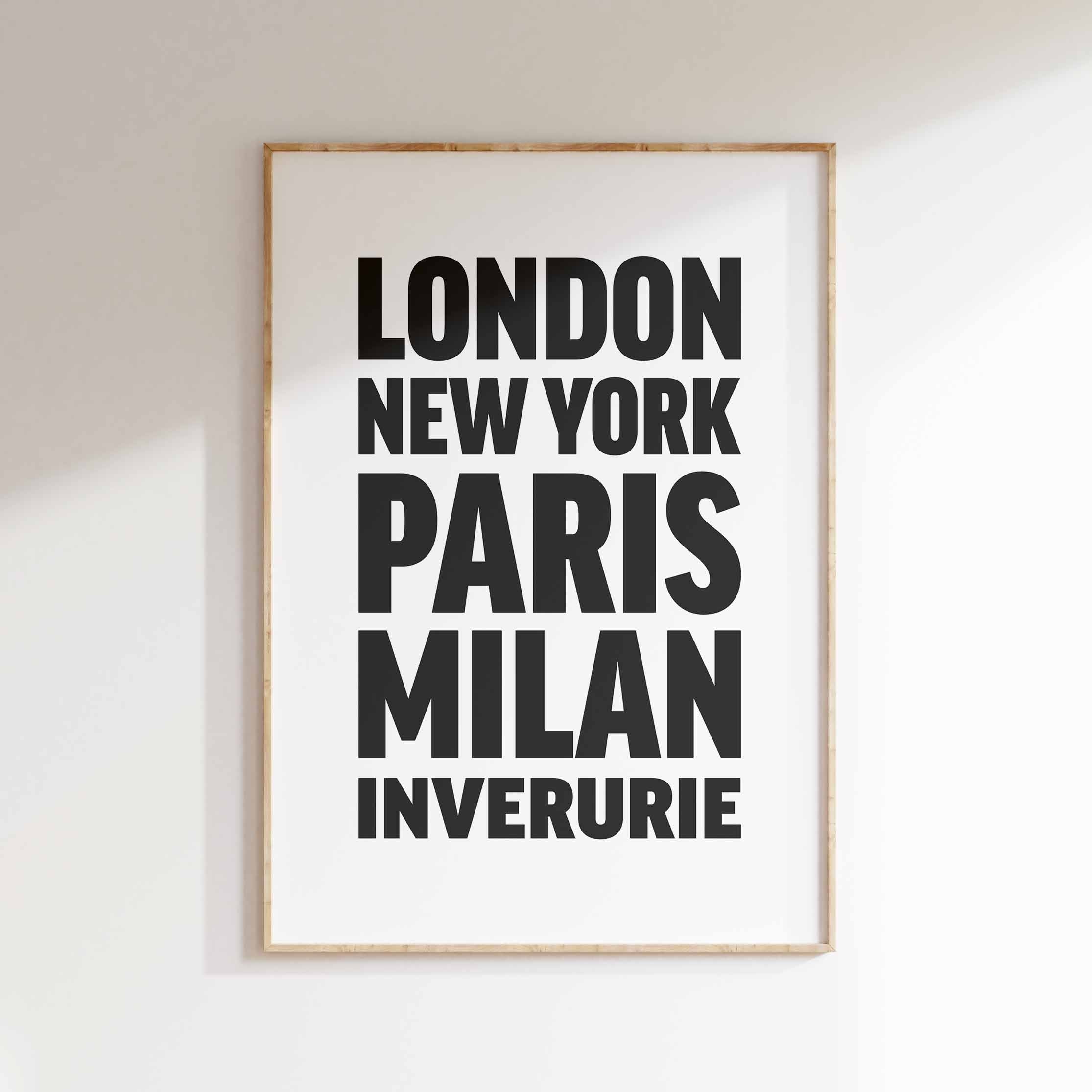 INVERURIE poster