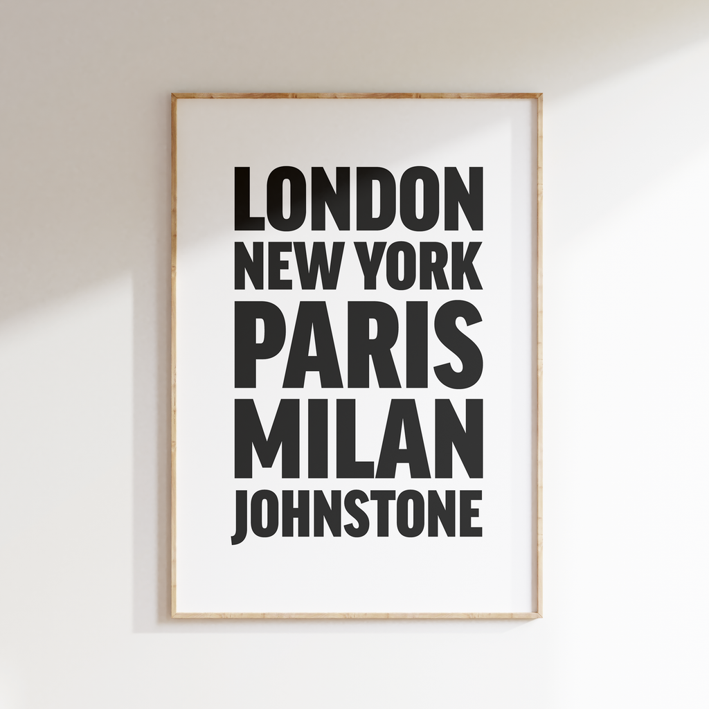 JOHNSTONE poster