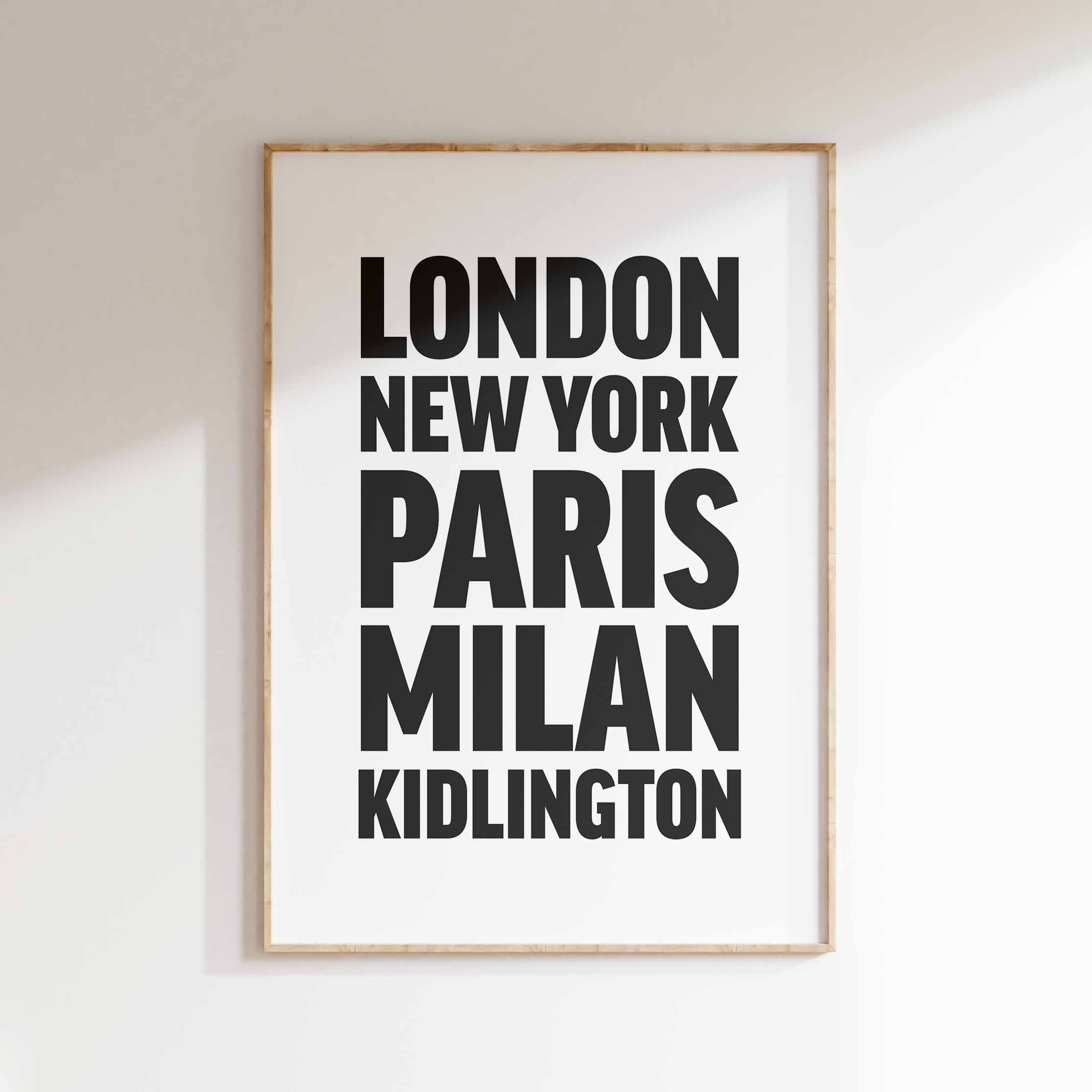 KIDLINGTON poster