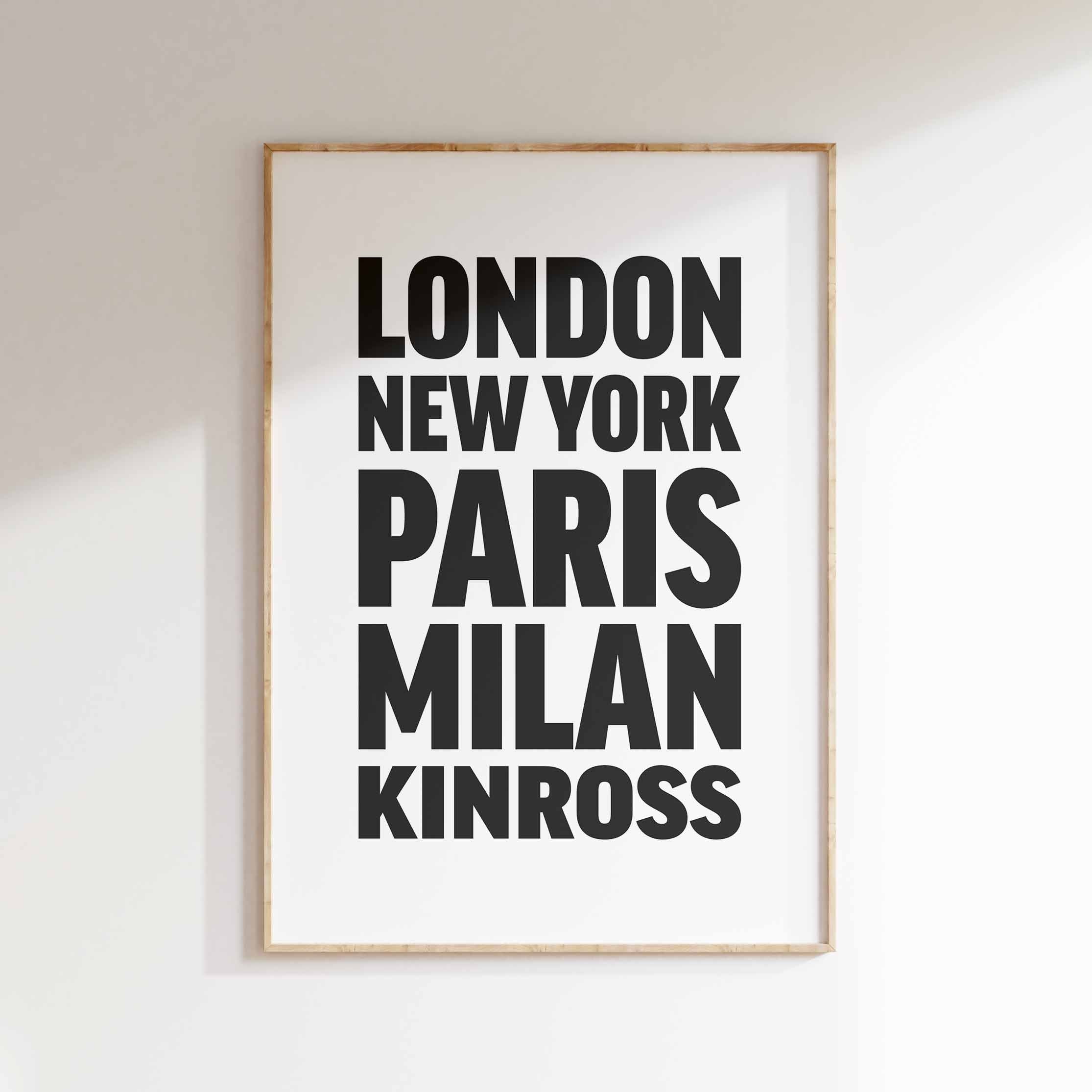 KINROSS poster