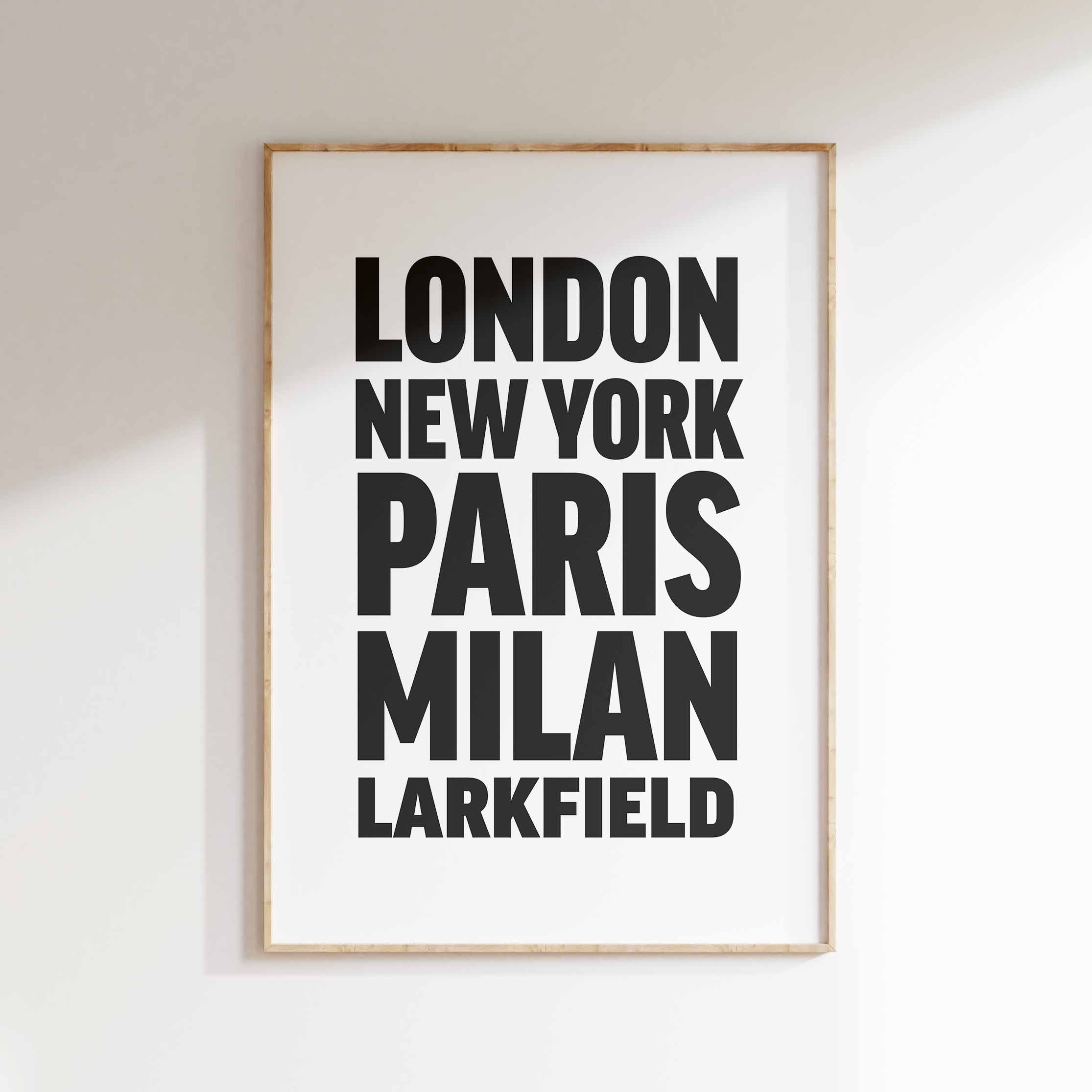LARKFIELD poster