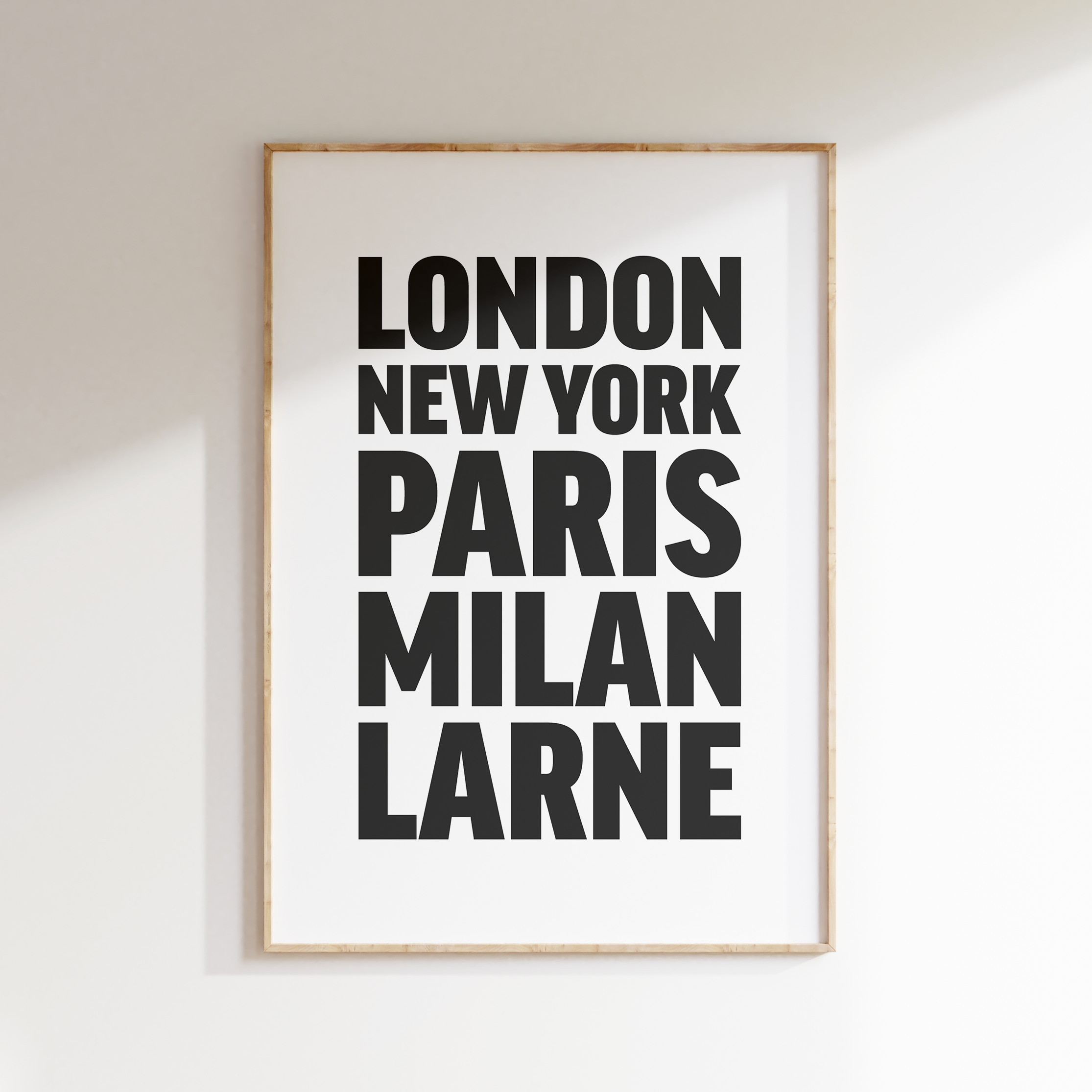 LARNE poster