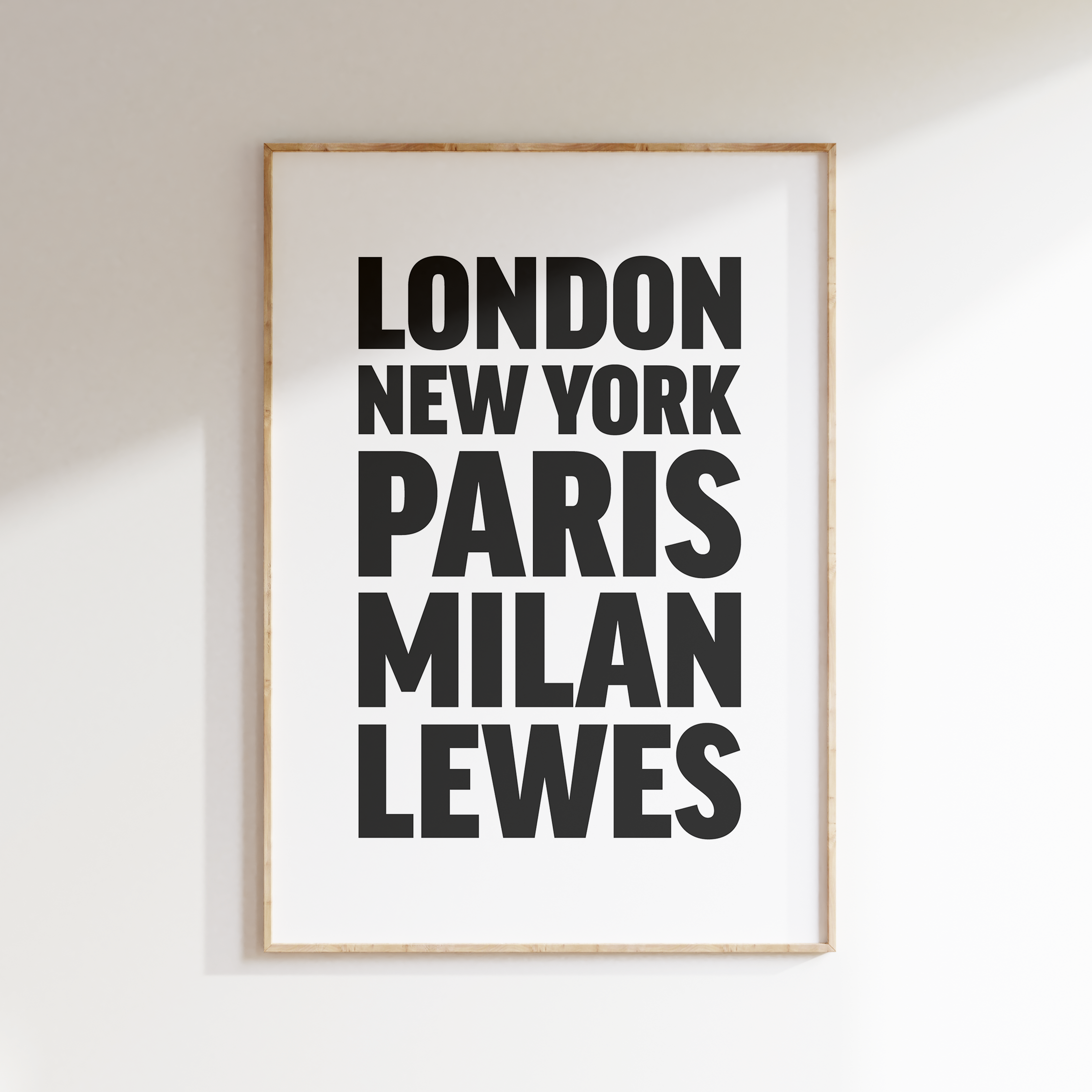 LEWES poster
