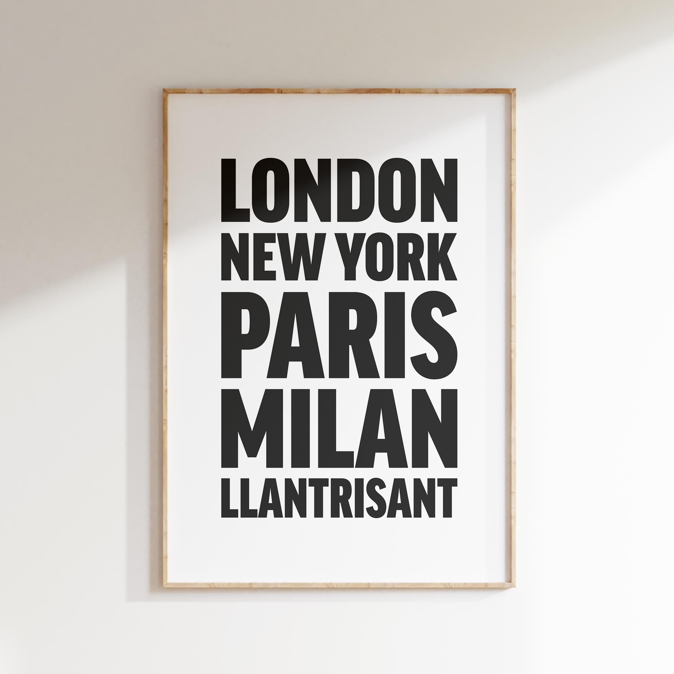 LLANTRISANT poster