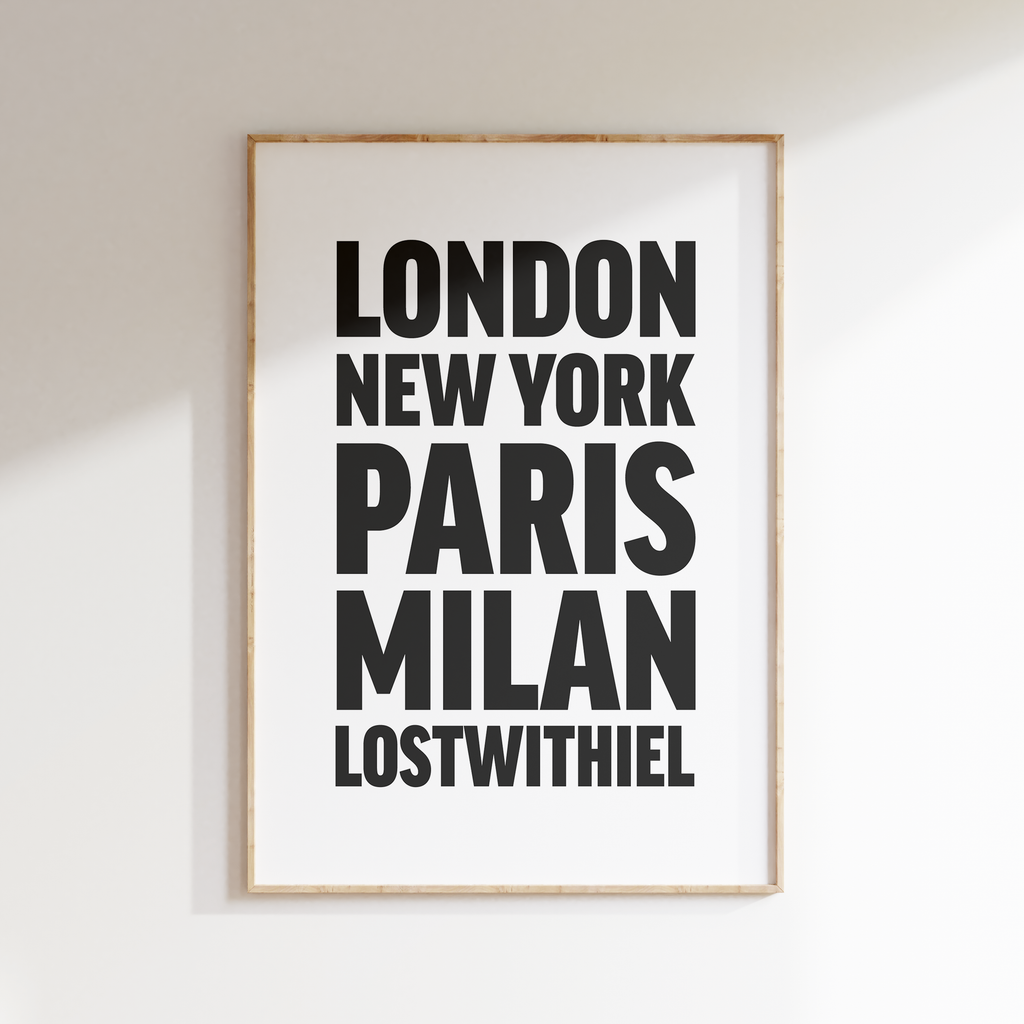LOSTWITHIEL poster