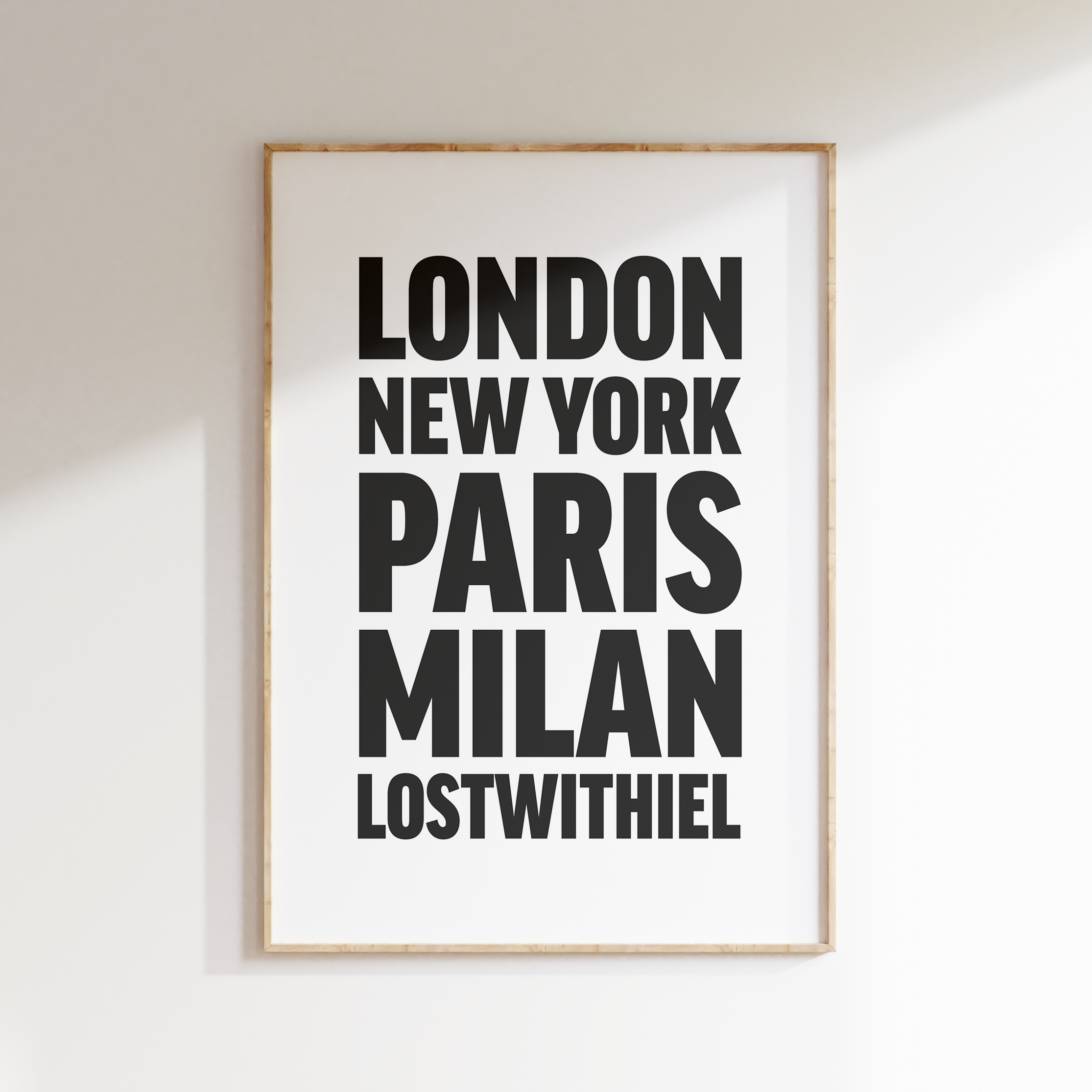 LOSTWITHIEL poster