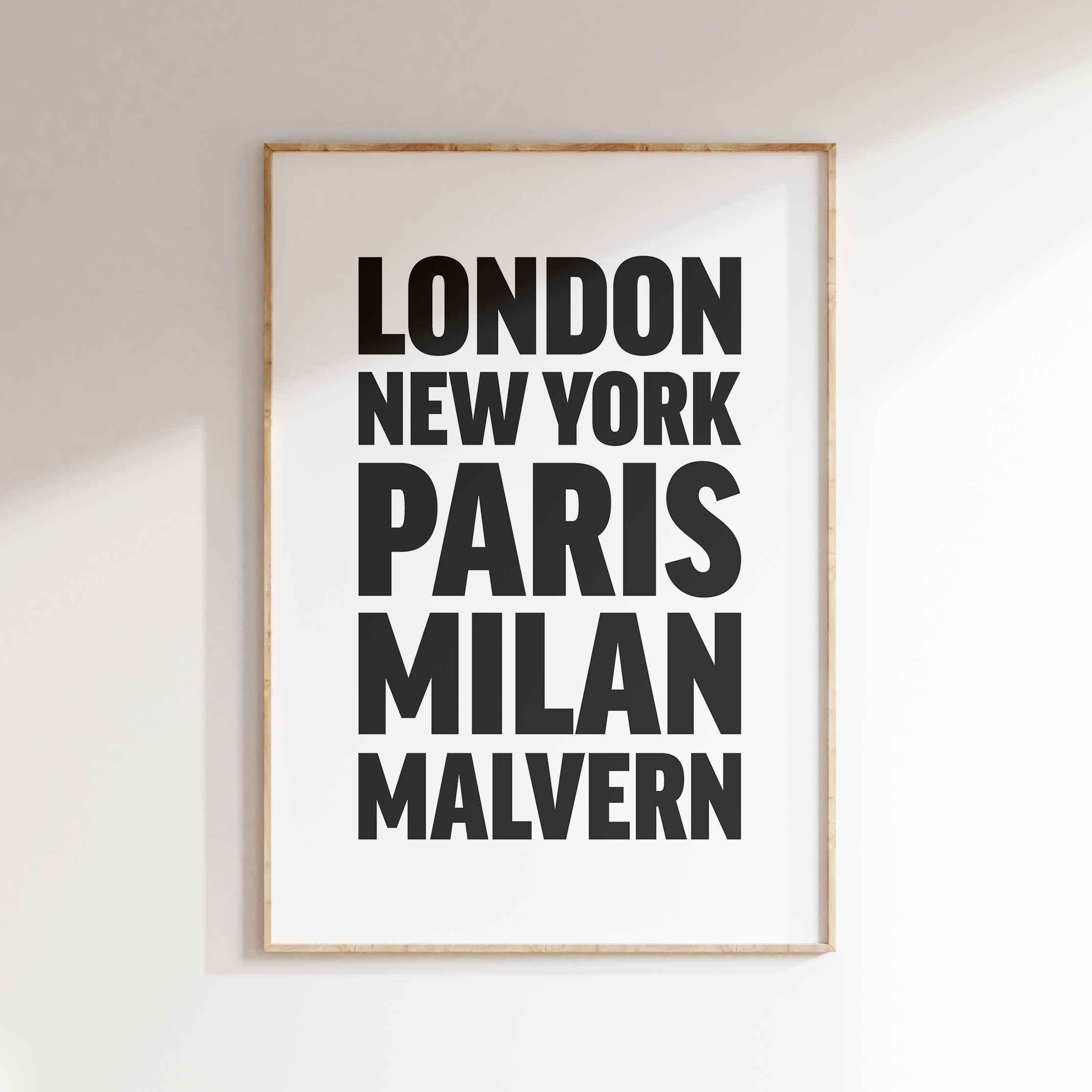 MALVERN poster