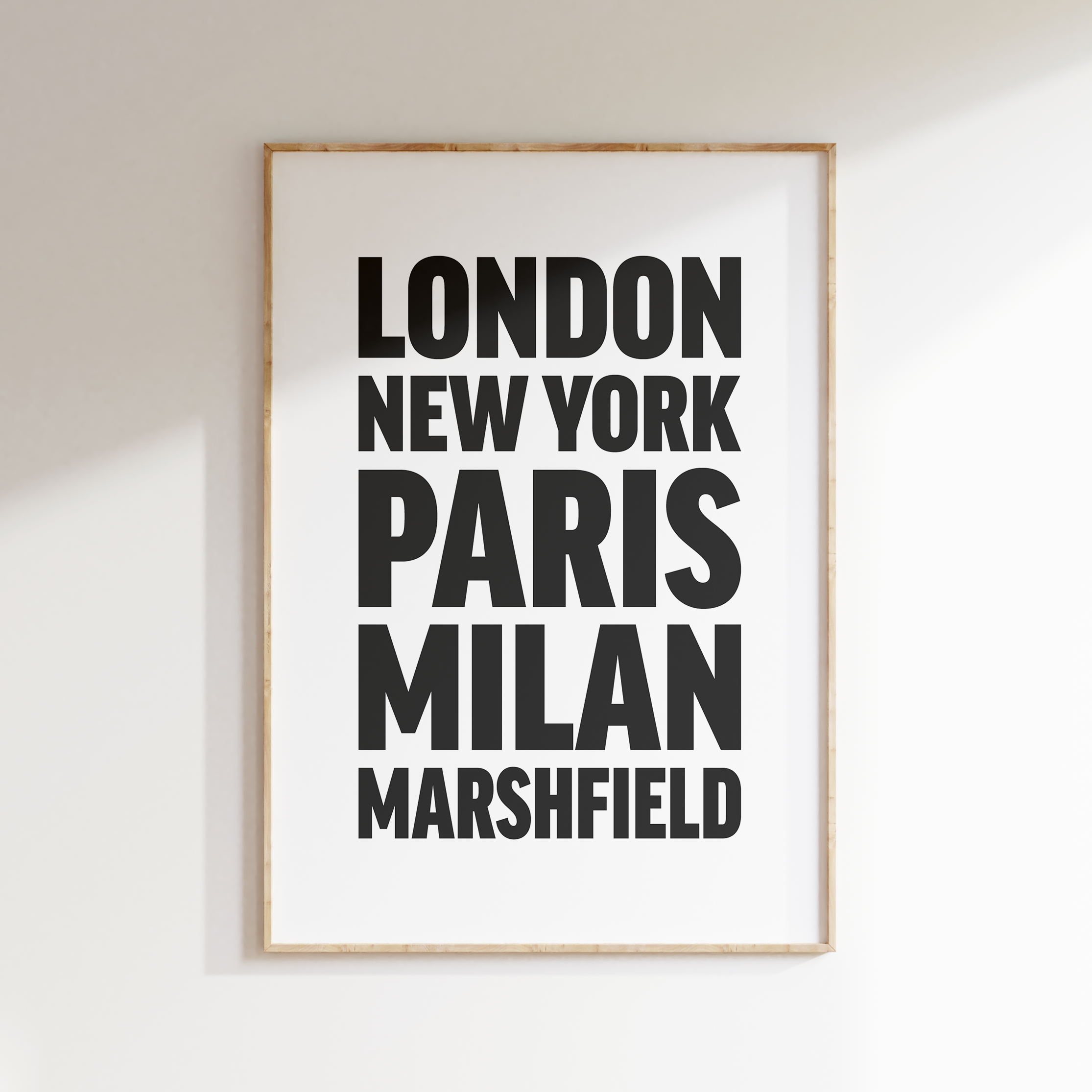 MARSHFIELD poster