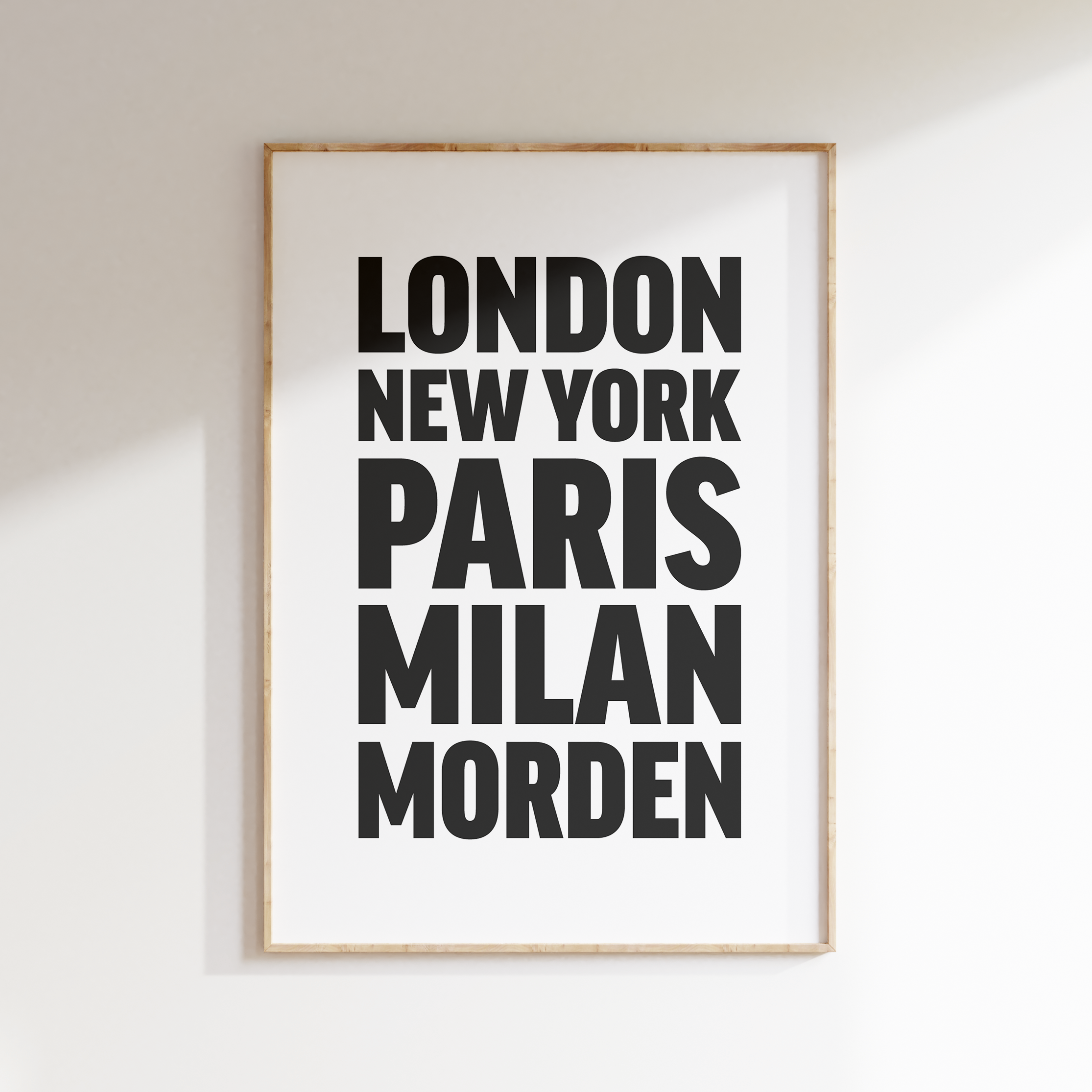 MORDEN poster