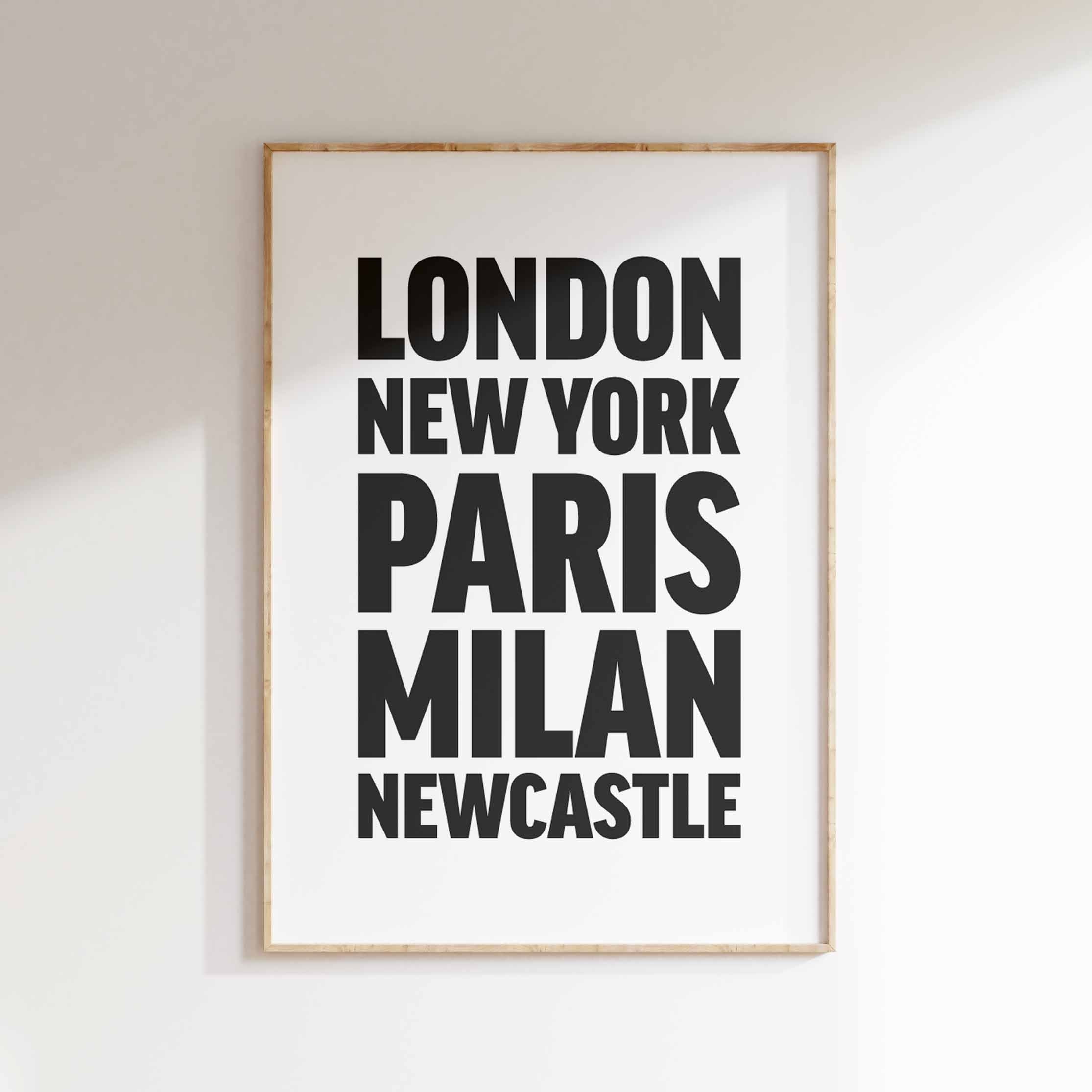 NEWCASTLE poster