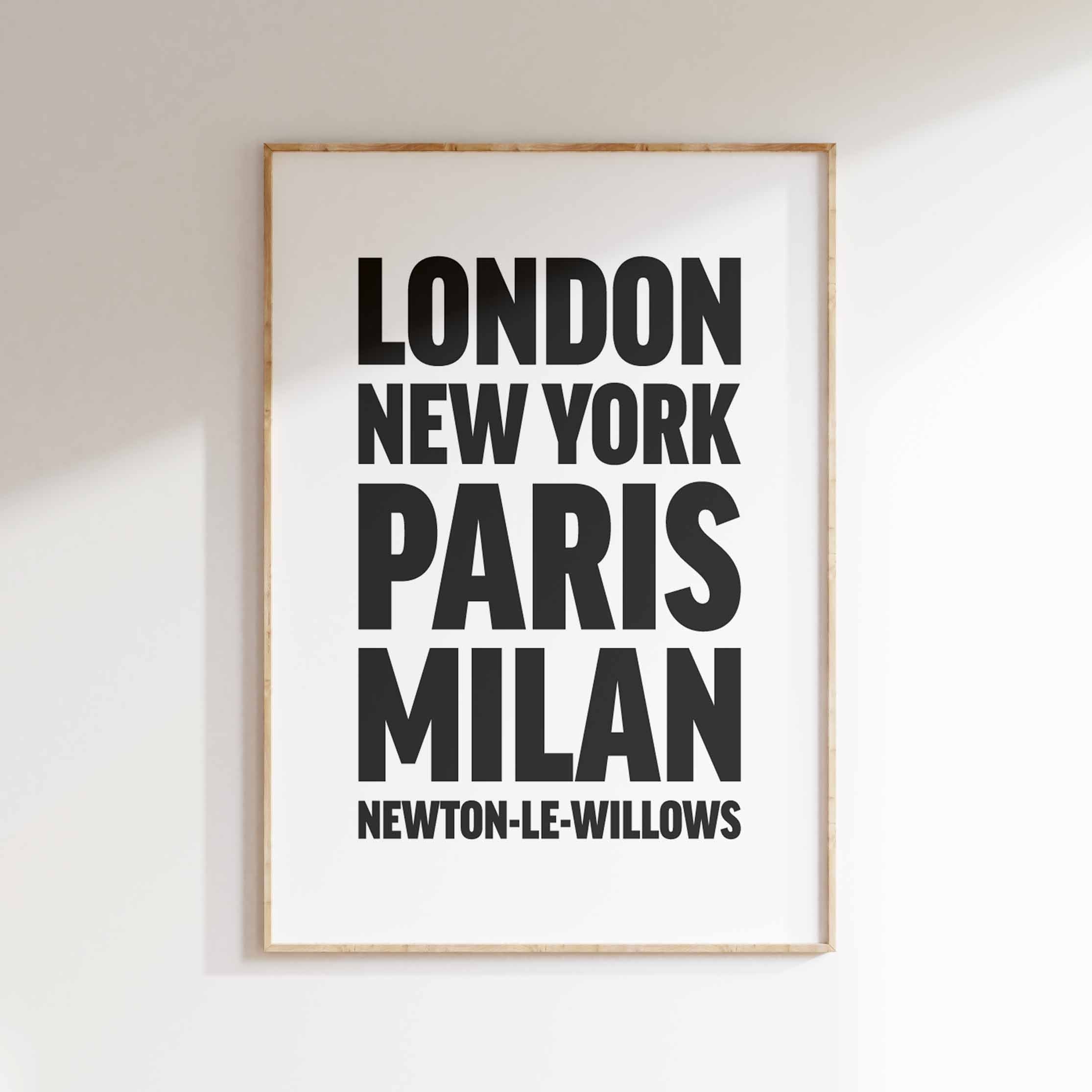 NEWTON-LE-WILLOWS poster