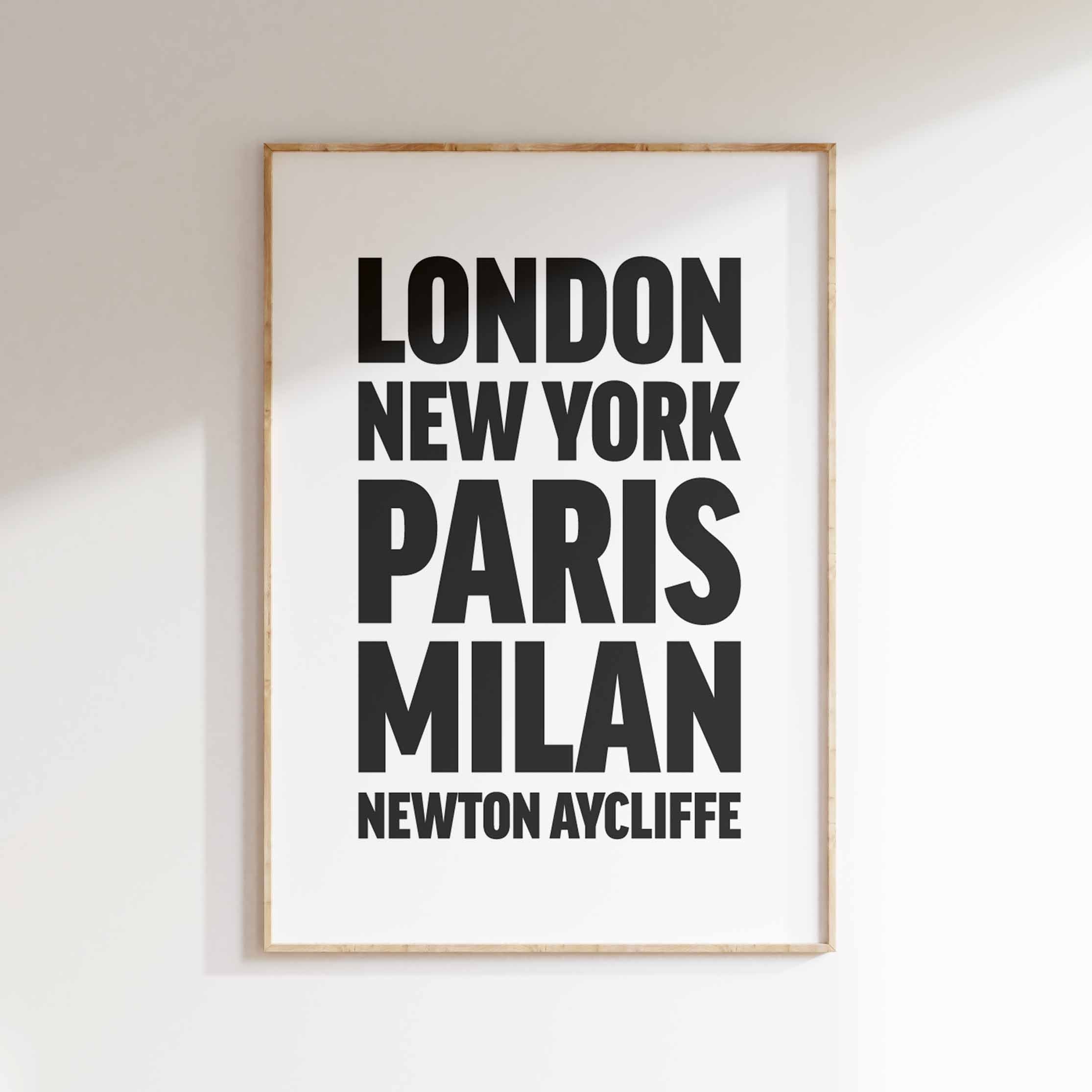 NEWTON AYCLIFFE poster