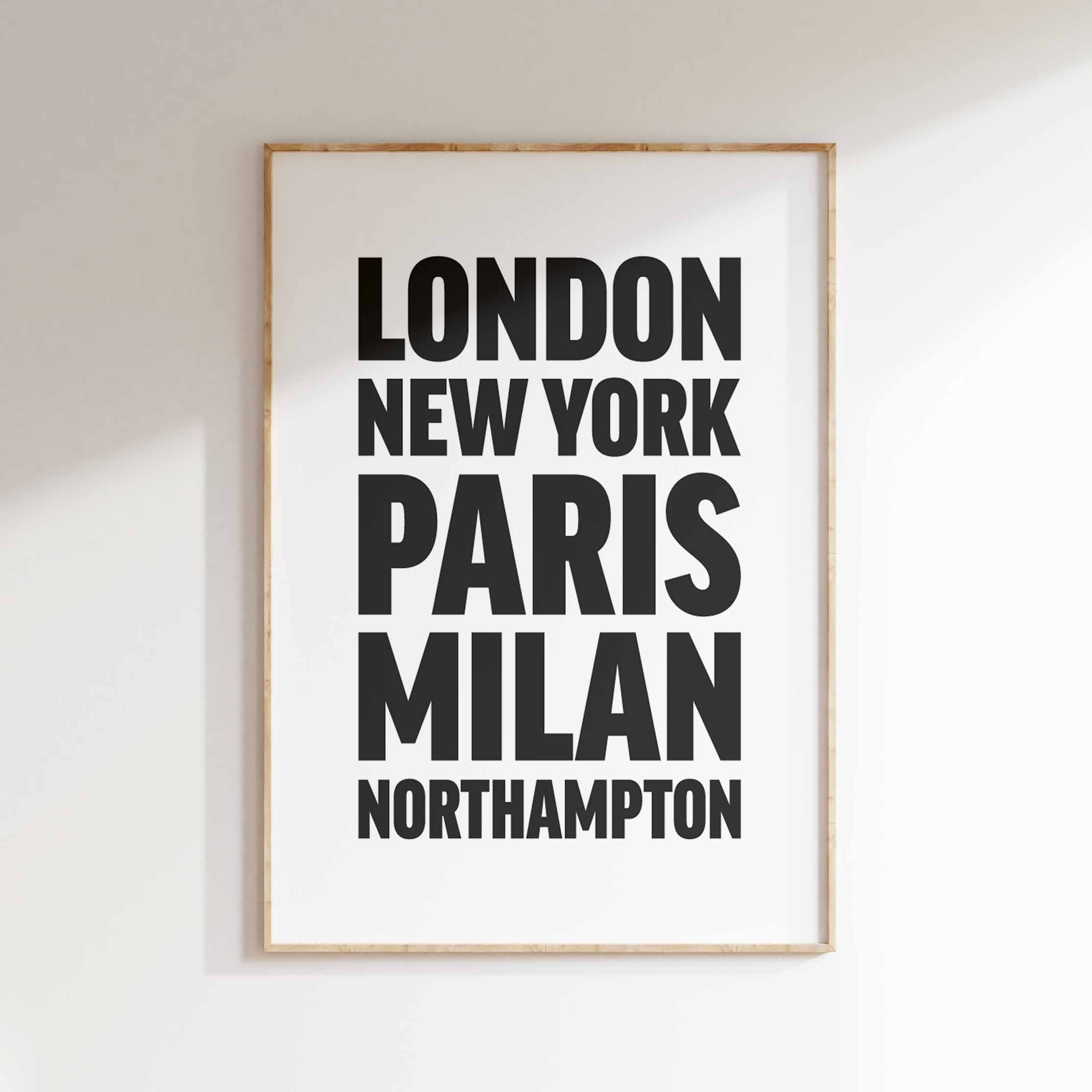 NORTHAMPTON poster