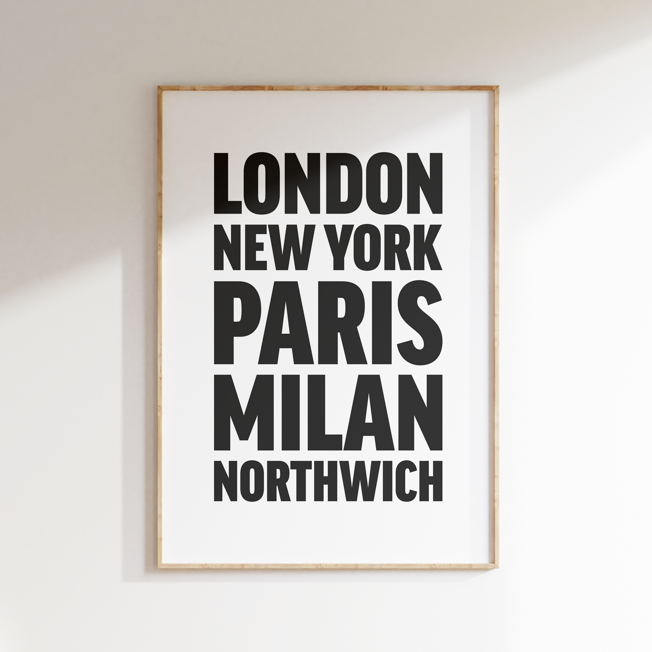 NORTHWICH poster