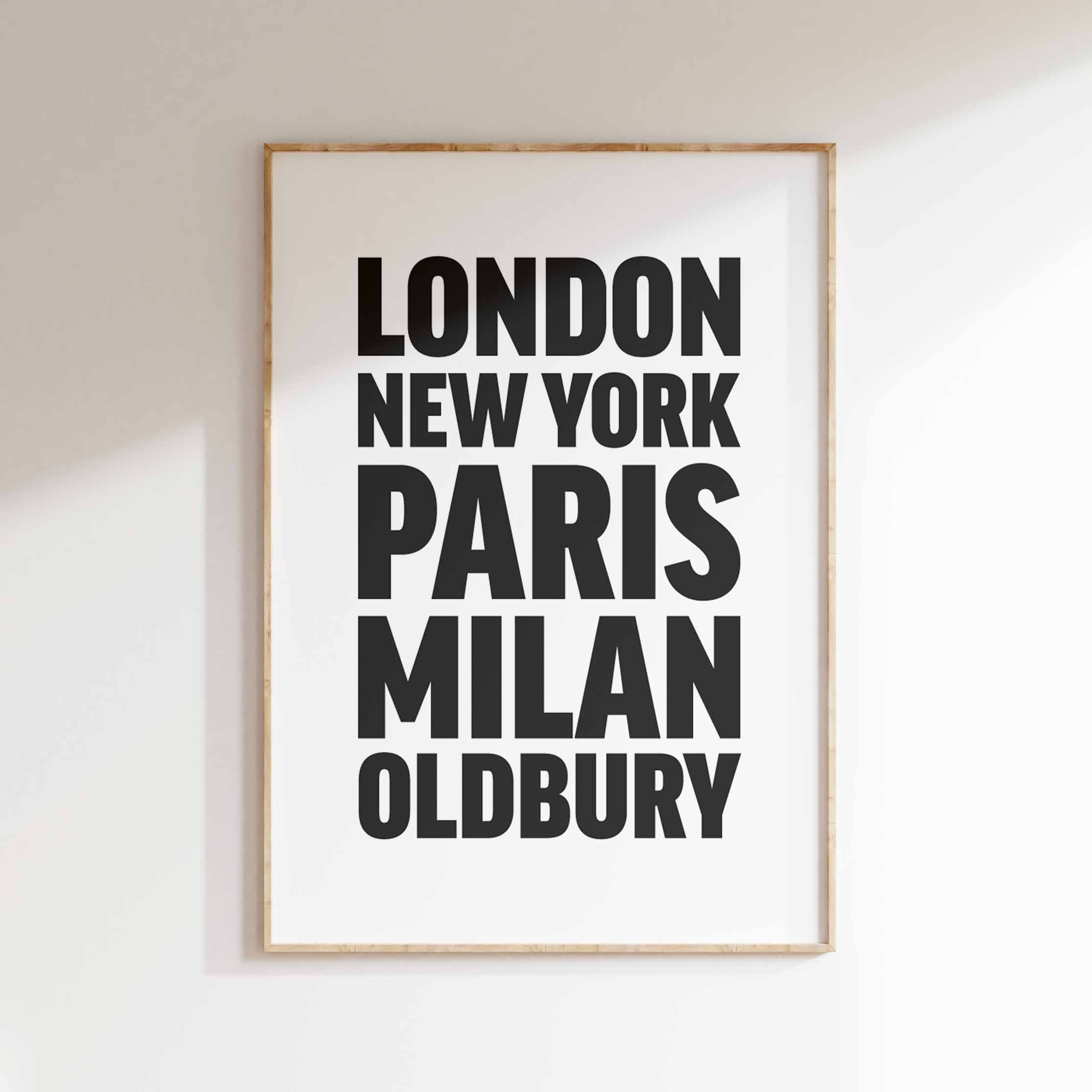 OLDBURY poster