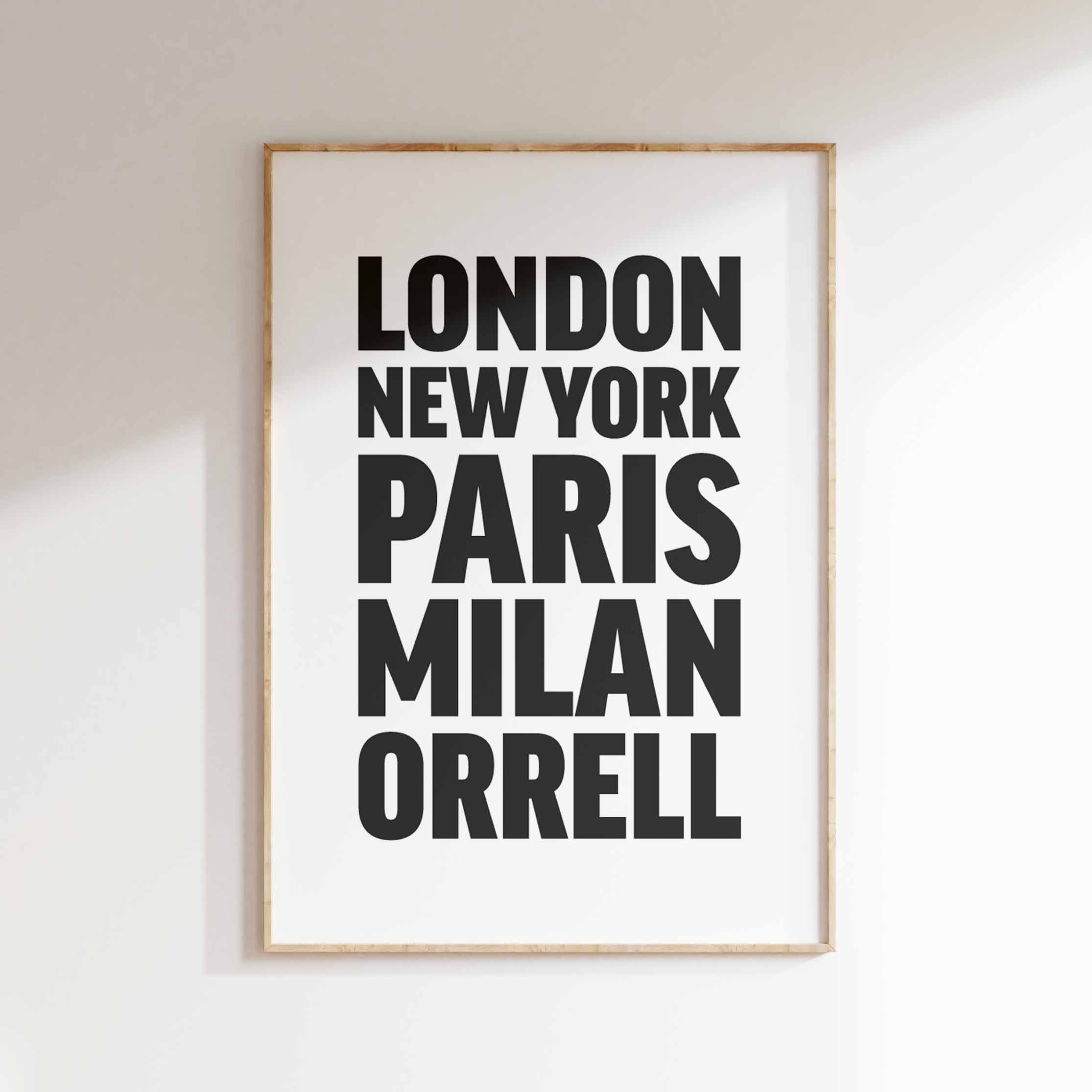 ORRELL poster