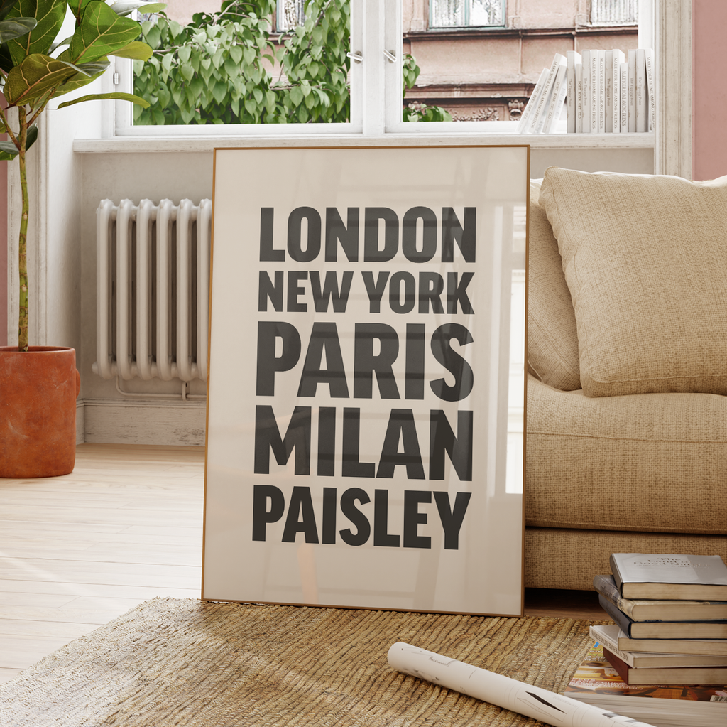 PAISLEY poster