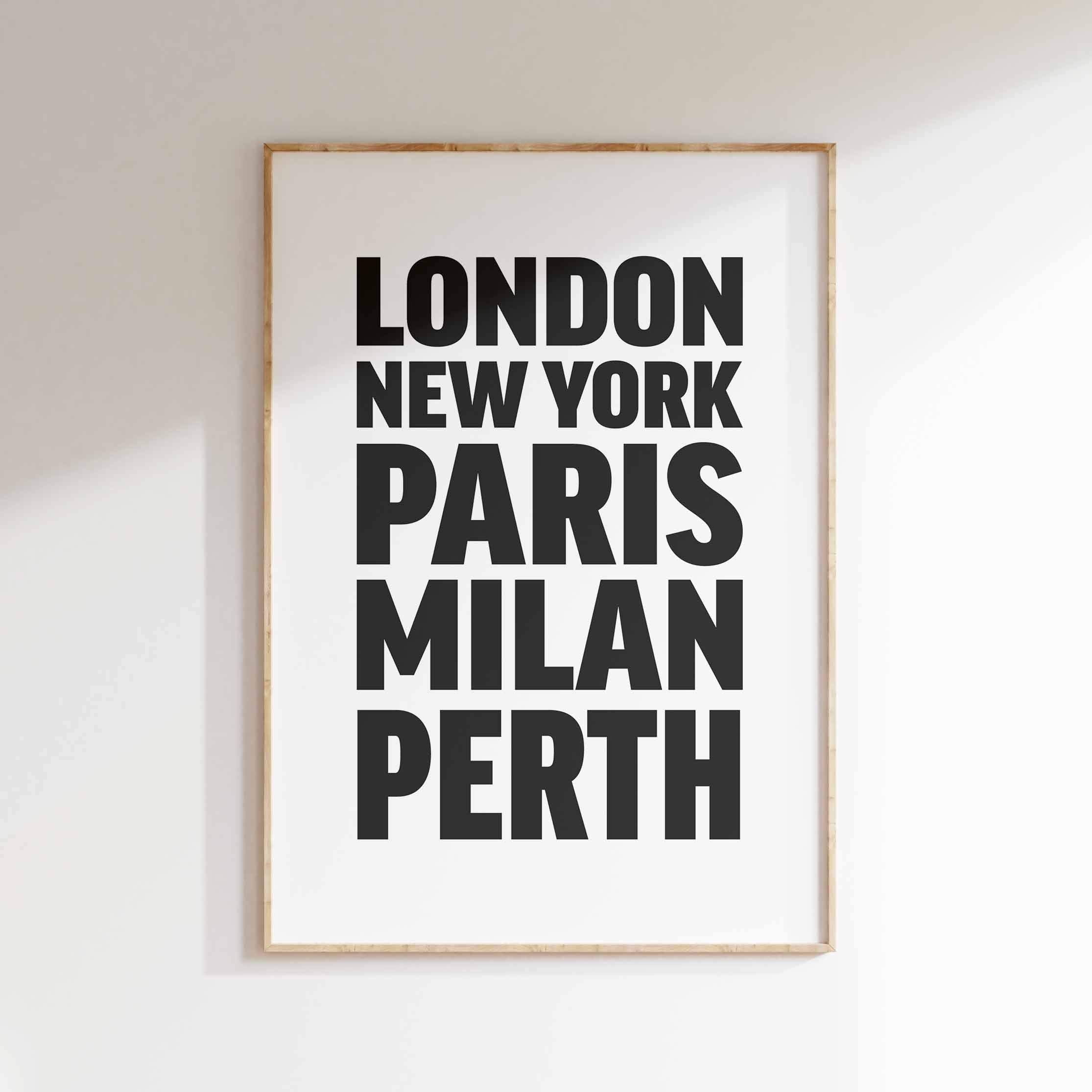 PERTH poster