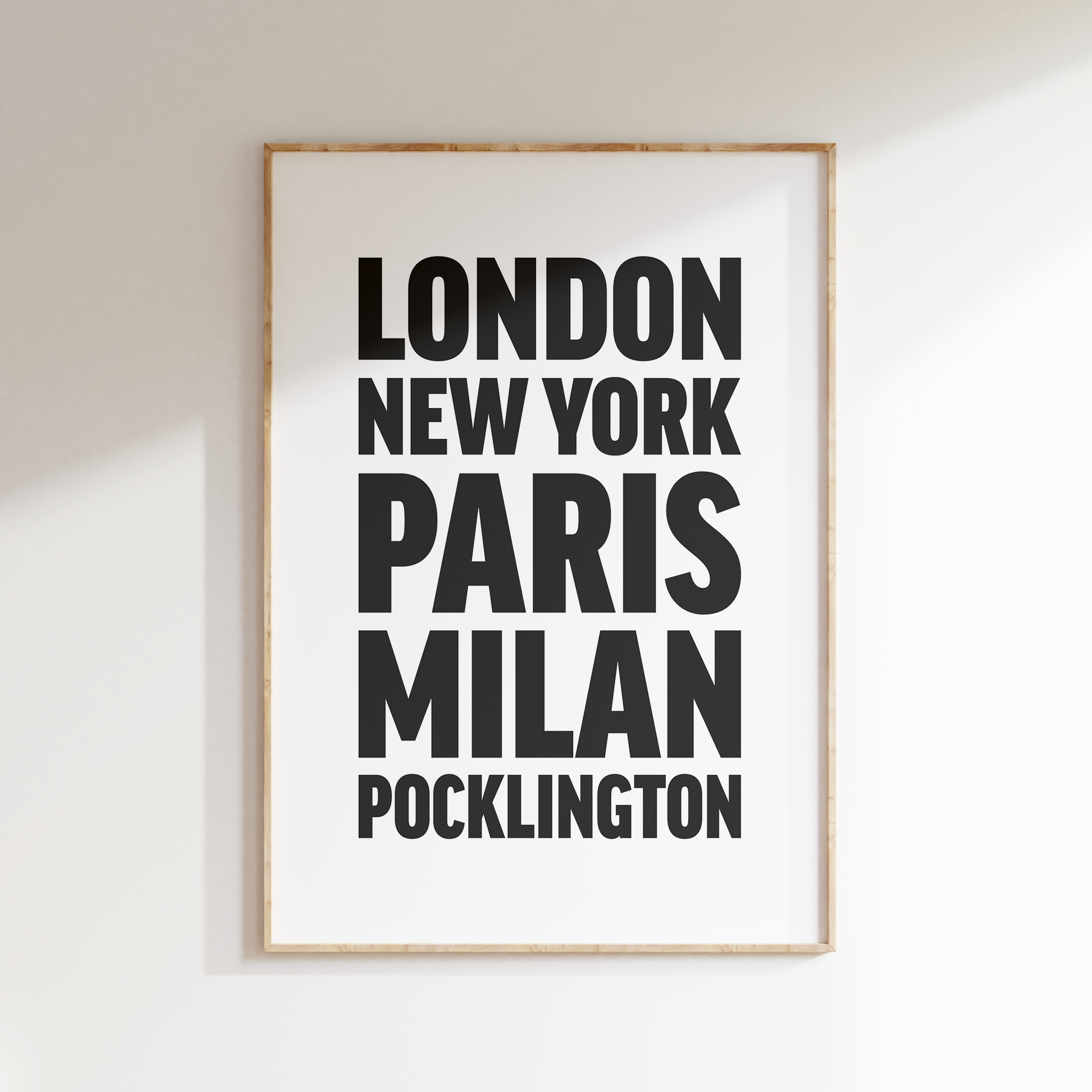 POCKLINGTON poster