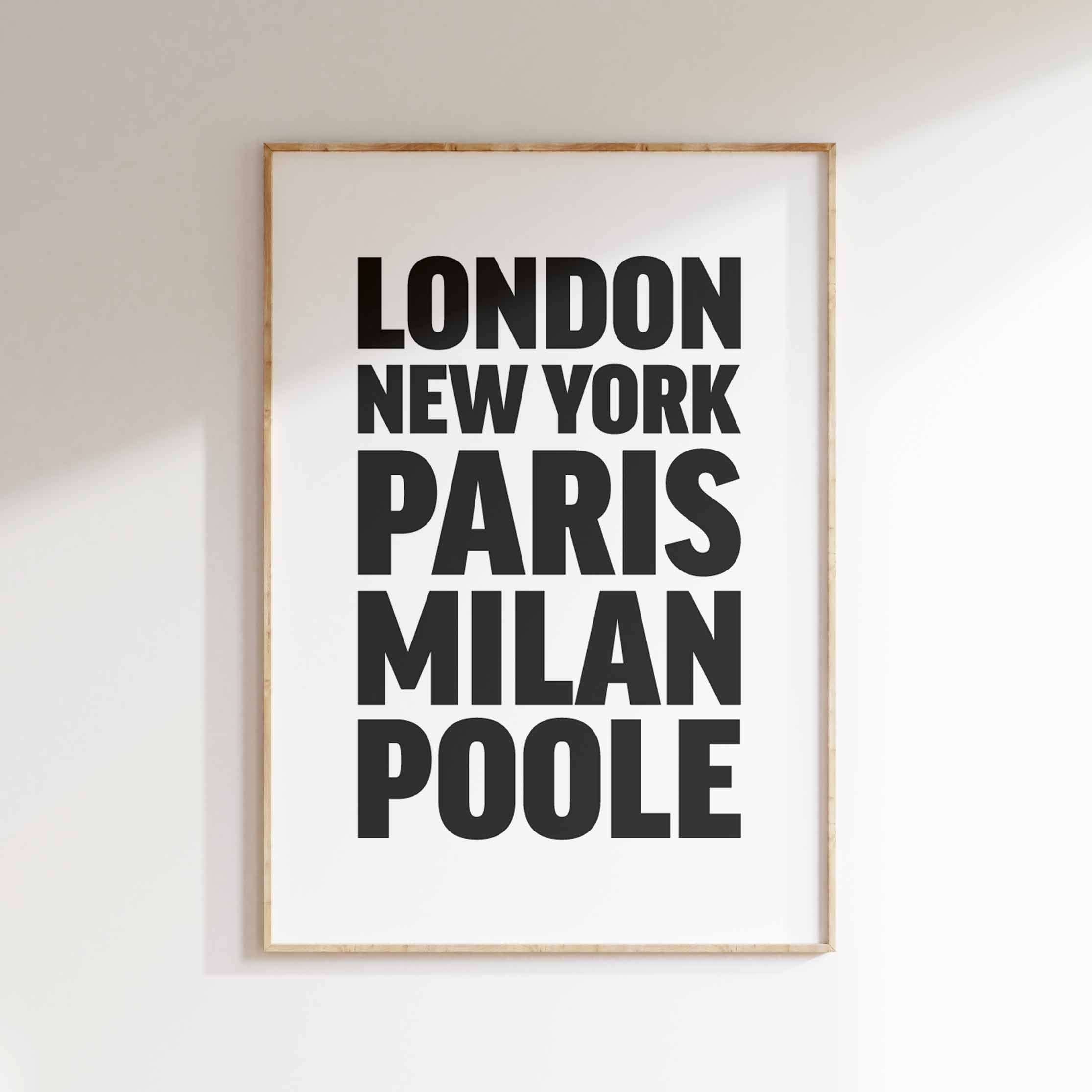 POOLE poster