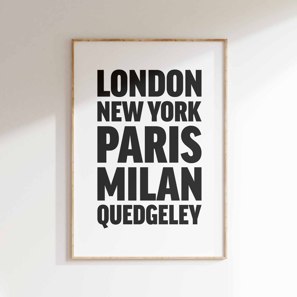 QUEDGELEY poster