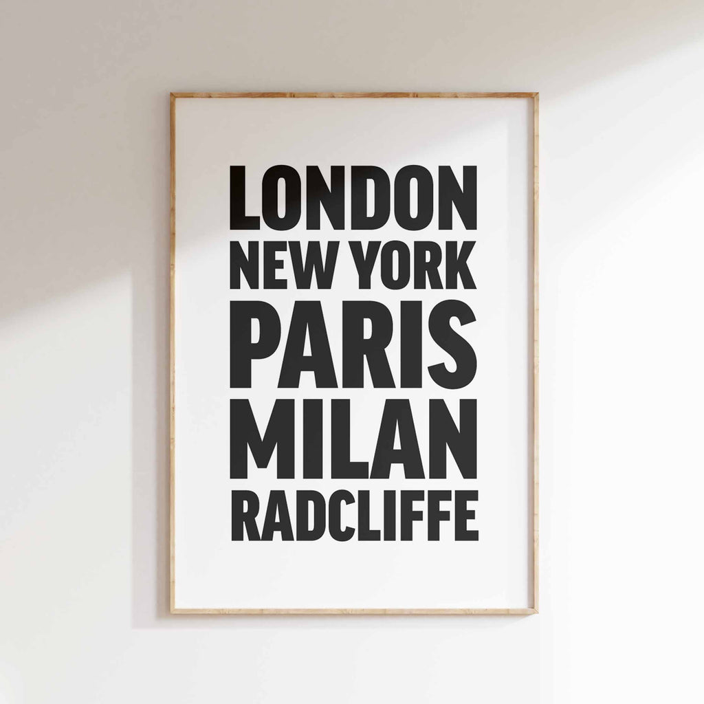 RADCLIFFE poster