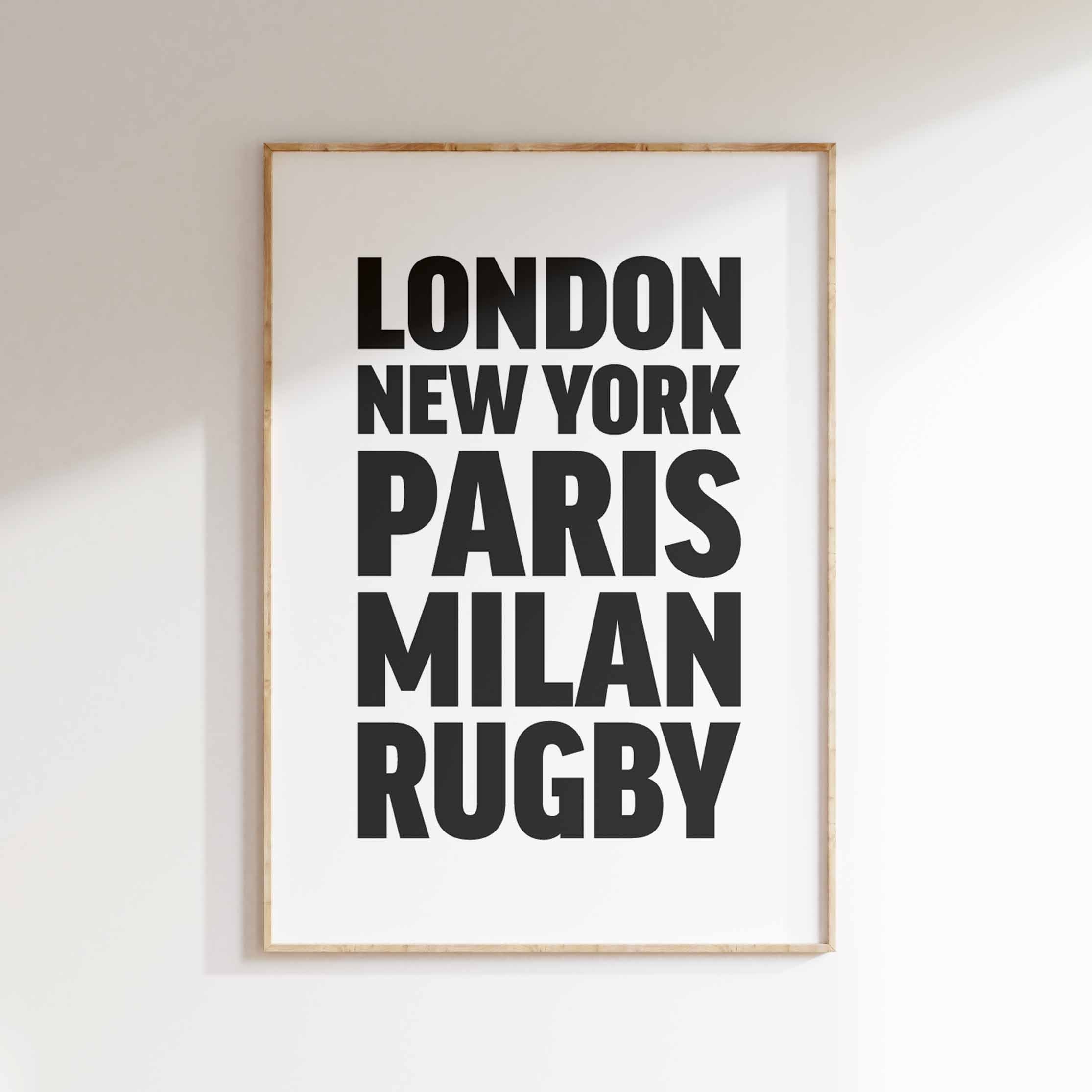 RUGBY poster
