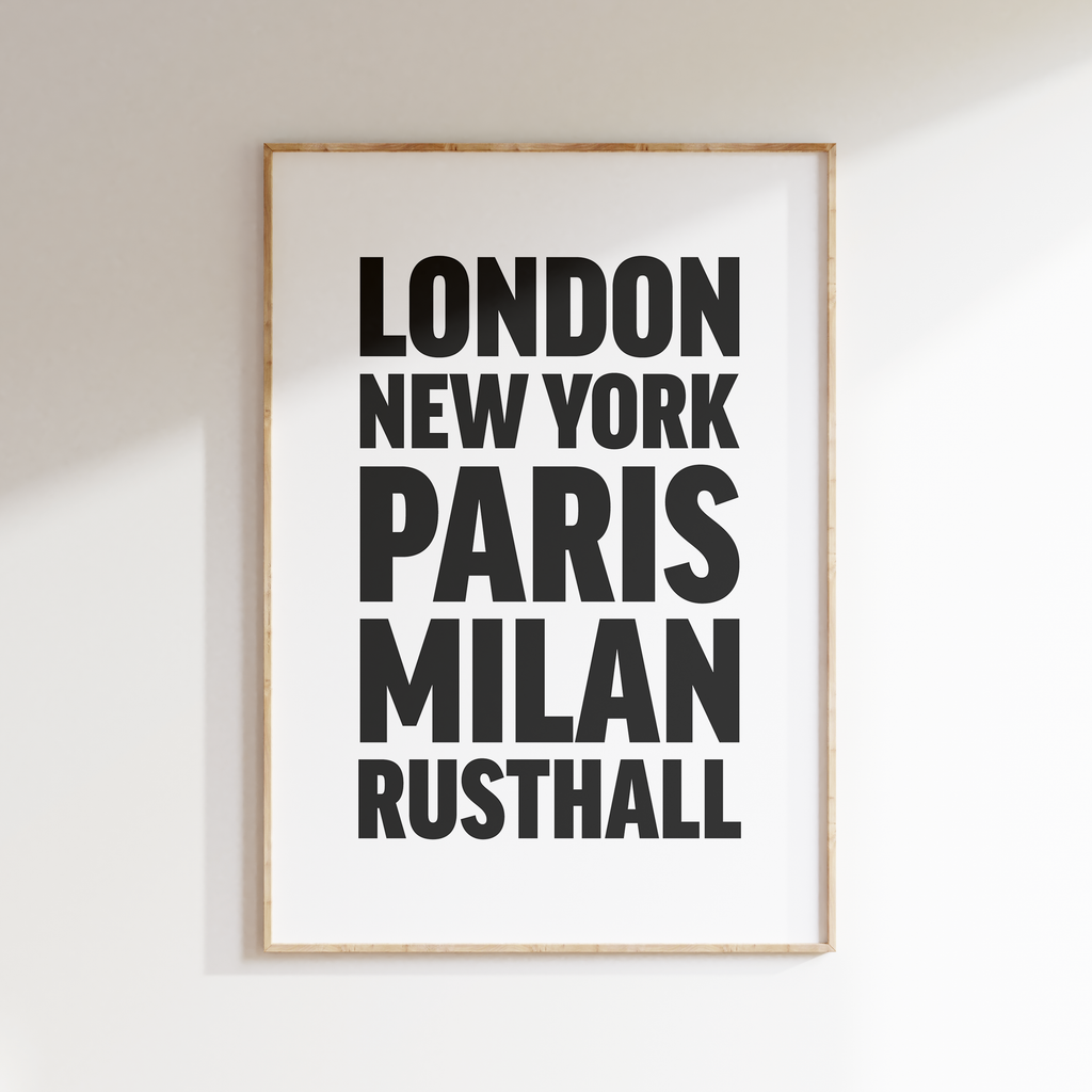RUSTHALL poster
