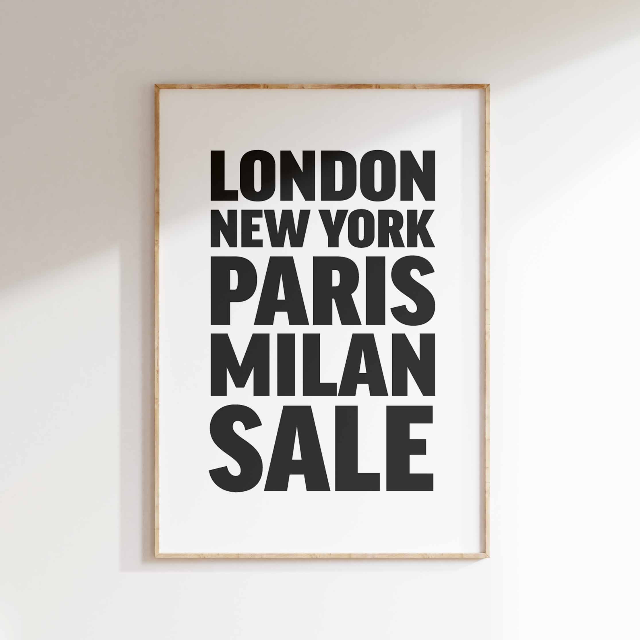 SALE poster