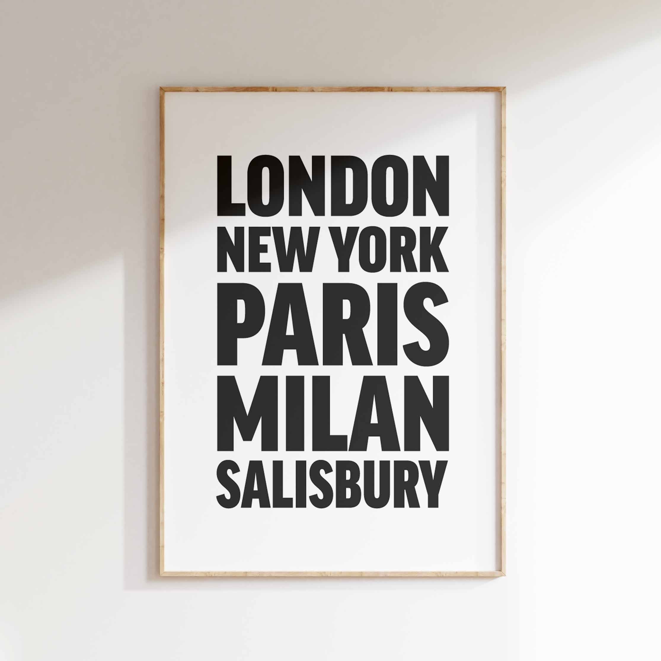 SALISBURY poster