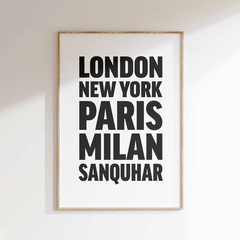 SANQUHAR poster