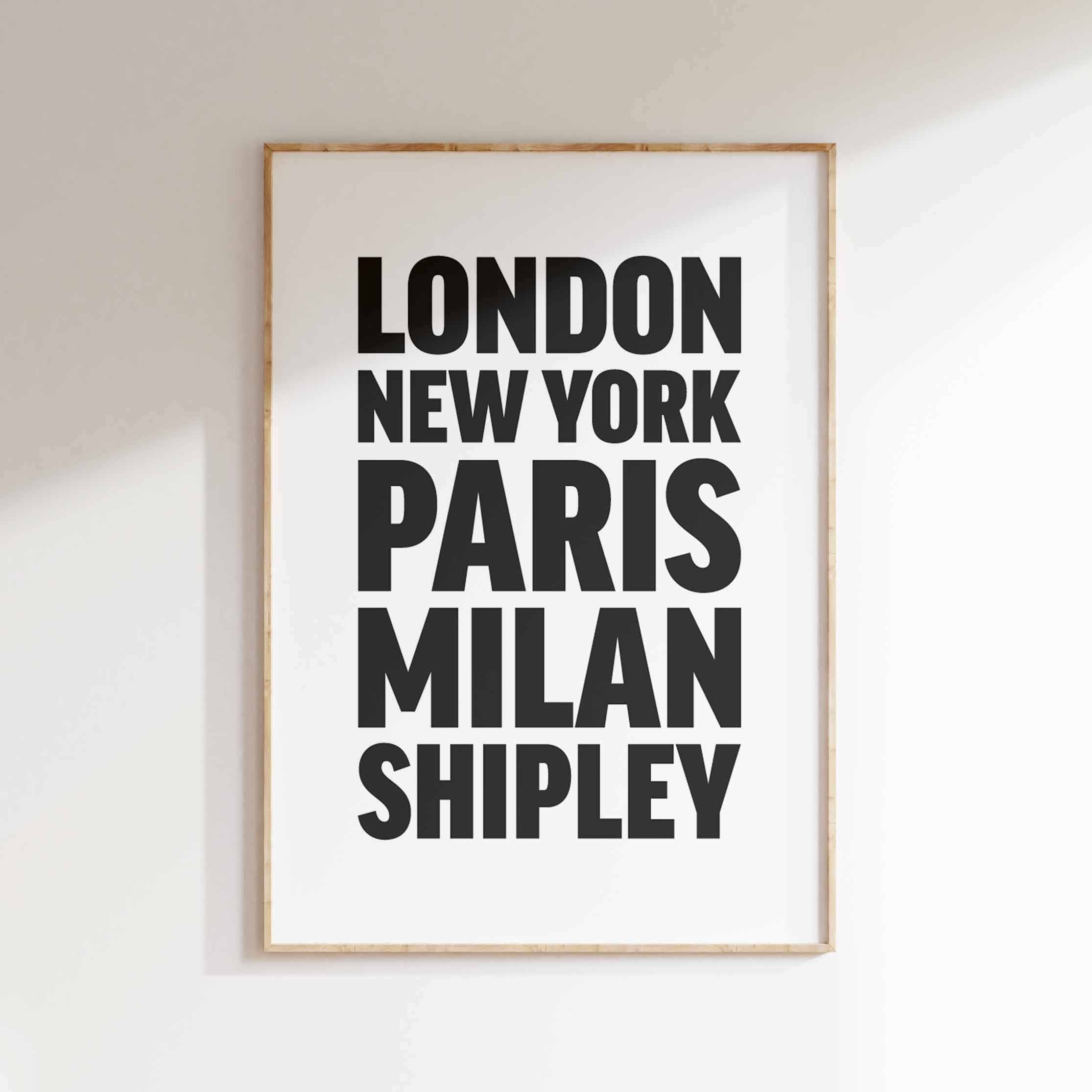 SHIPLEY poster