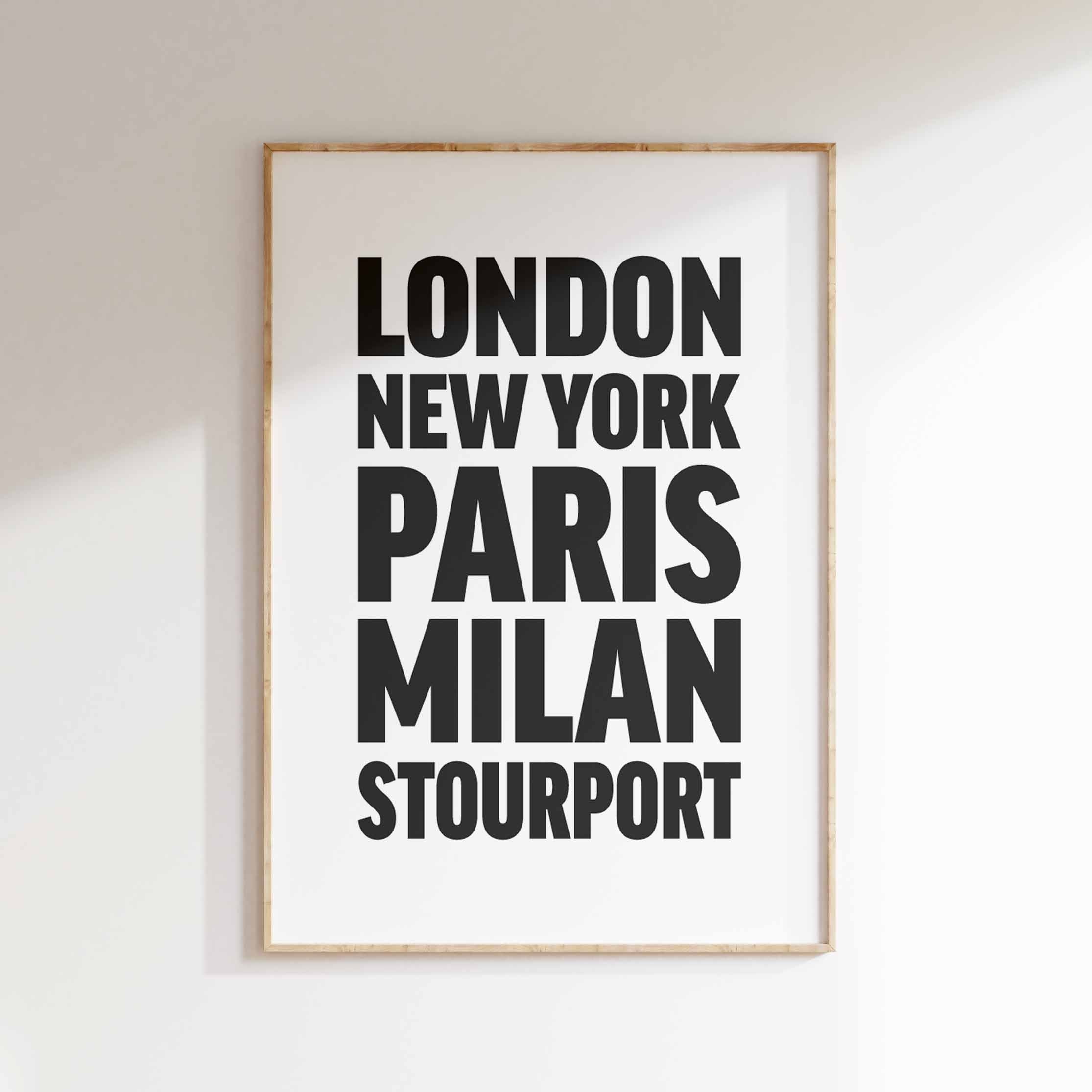 STOURPORT poster