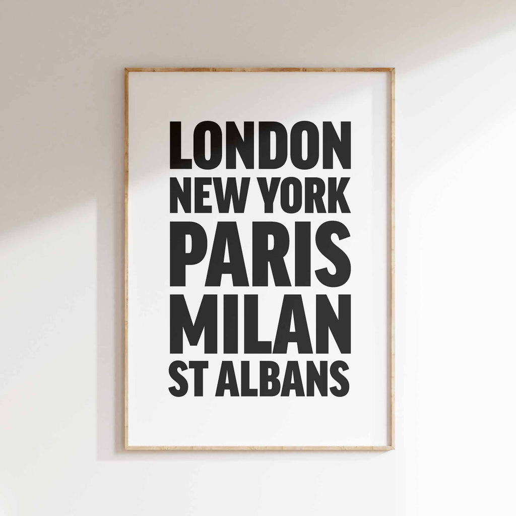 ST ALBANS poster